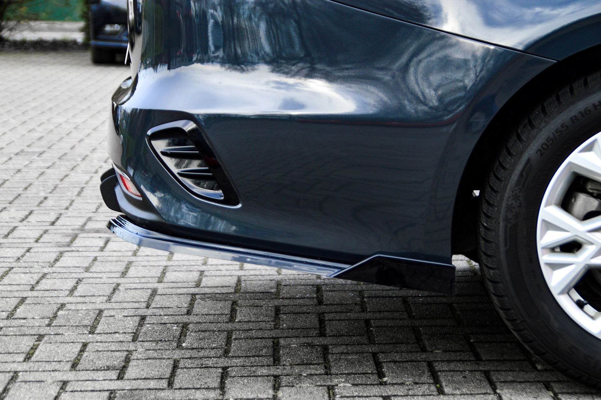 Heckdiffusor Seitenteile mit Wing für Kia Ceed CD SWab Bj. 2021- Schwarz Glanz