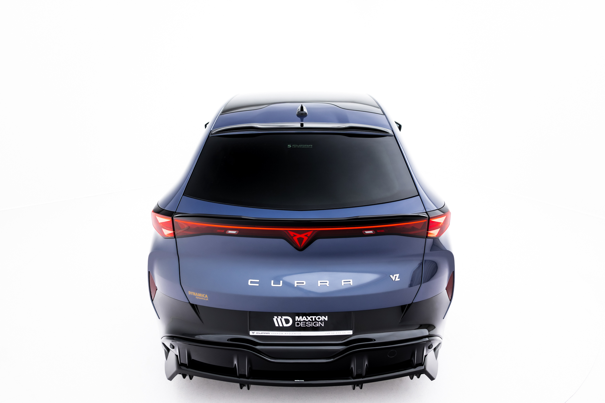 Heckscheiben Spoiler passend für CUPRA Tavascan Mk1 schwarz Hochglanz