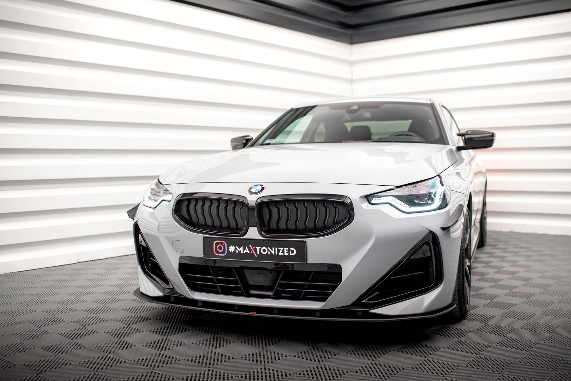 Street Pro Spoilerlippe Front Ansatz passend für BMW 2 Coupe M-Paket / M240i G42
