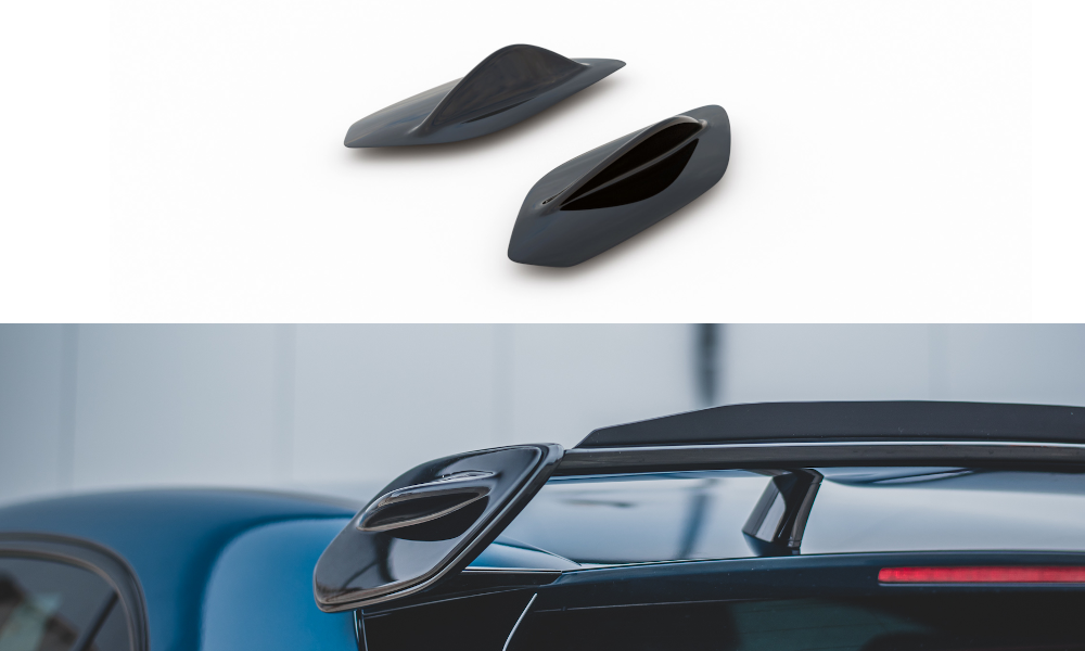 Spoiler Seitenerweiterungen Mercedes A35 AMG Hatchback W177 schwarz matt