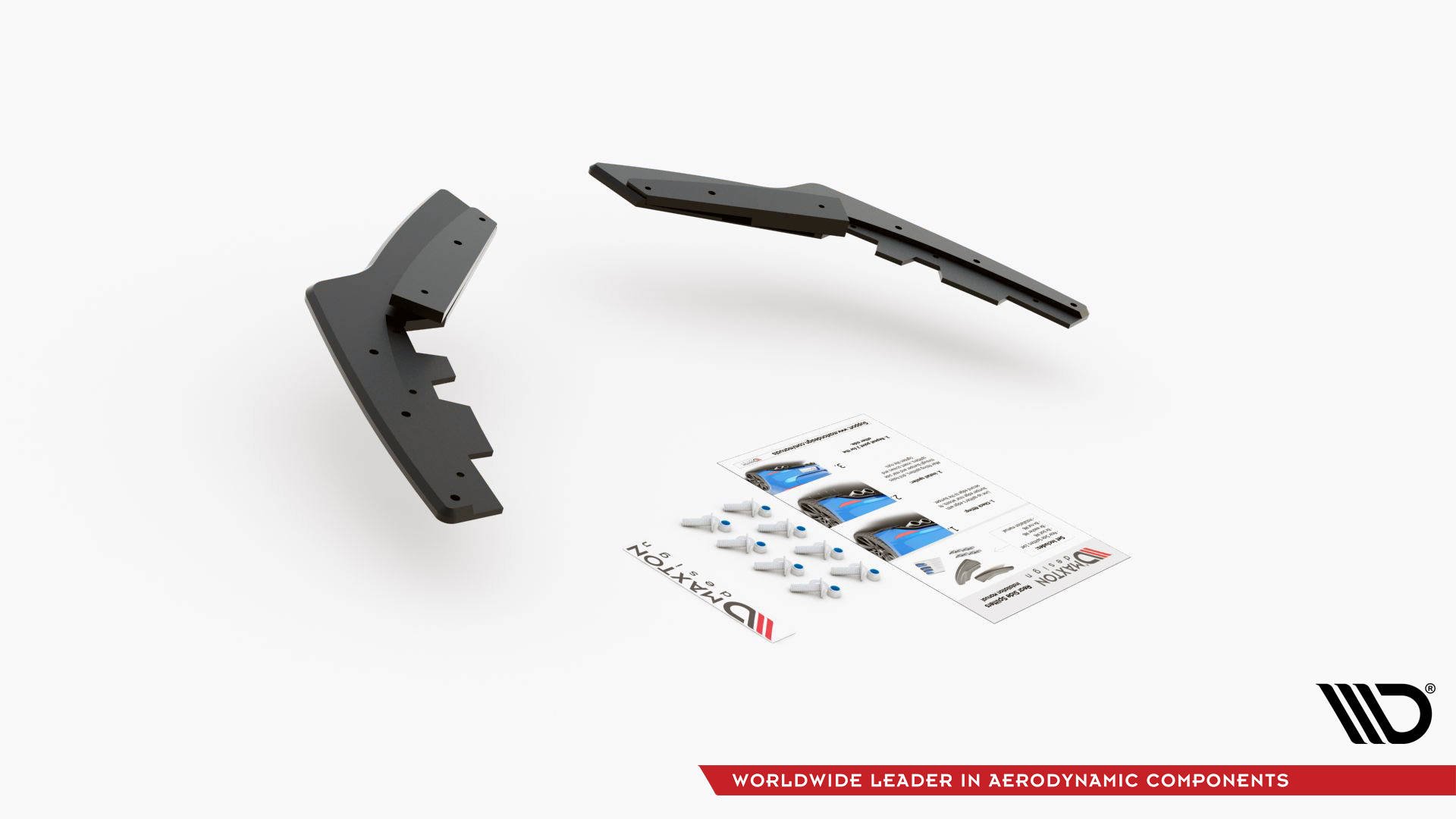 Street Pro Heck Ansatz Flaps passend für BMW M135i F20 rot