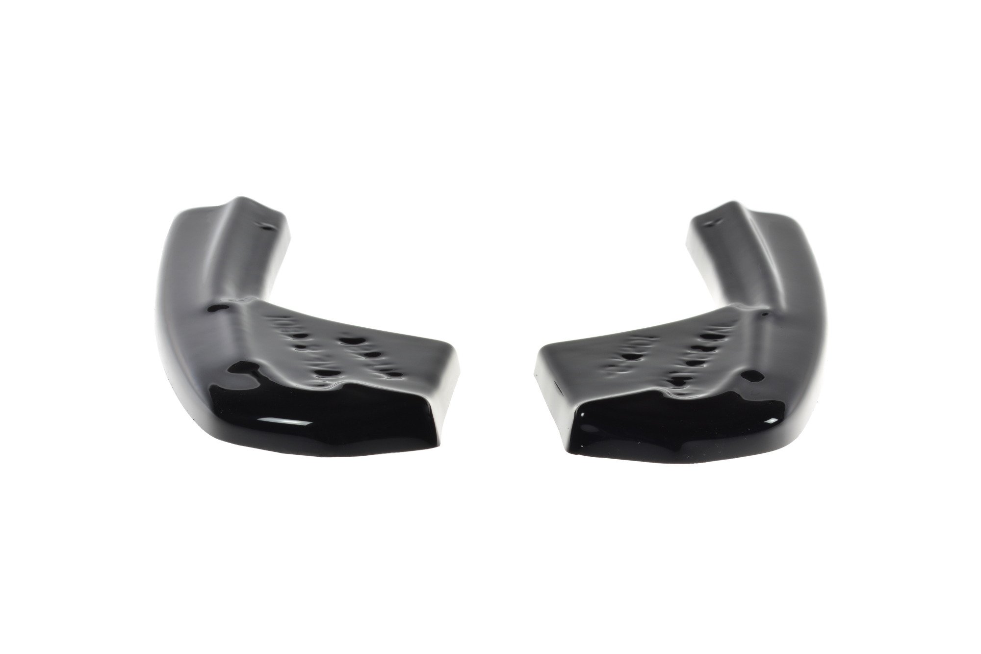 Heck Ansatz Flaps Diffusor für Audi RS3 Limousine 8V Facelift schwarz Hochglanz