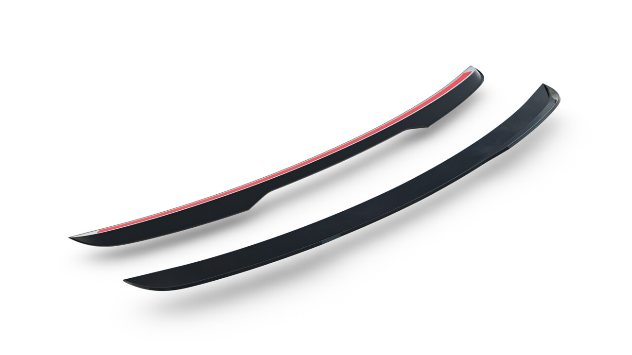 Heckspoiler Lippe passend passend für MG ZS Mk2 schwarz Hochglanz