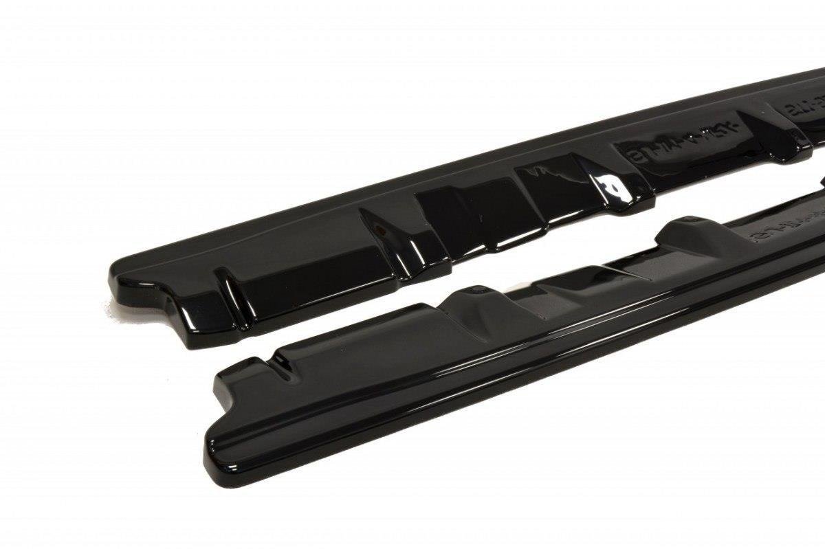Street+ Seitenschweller Leisten V.1 passend für Subaru Impreza WRX STI MK4 schwarz Hochglanz