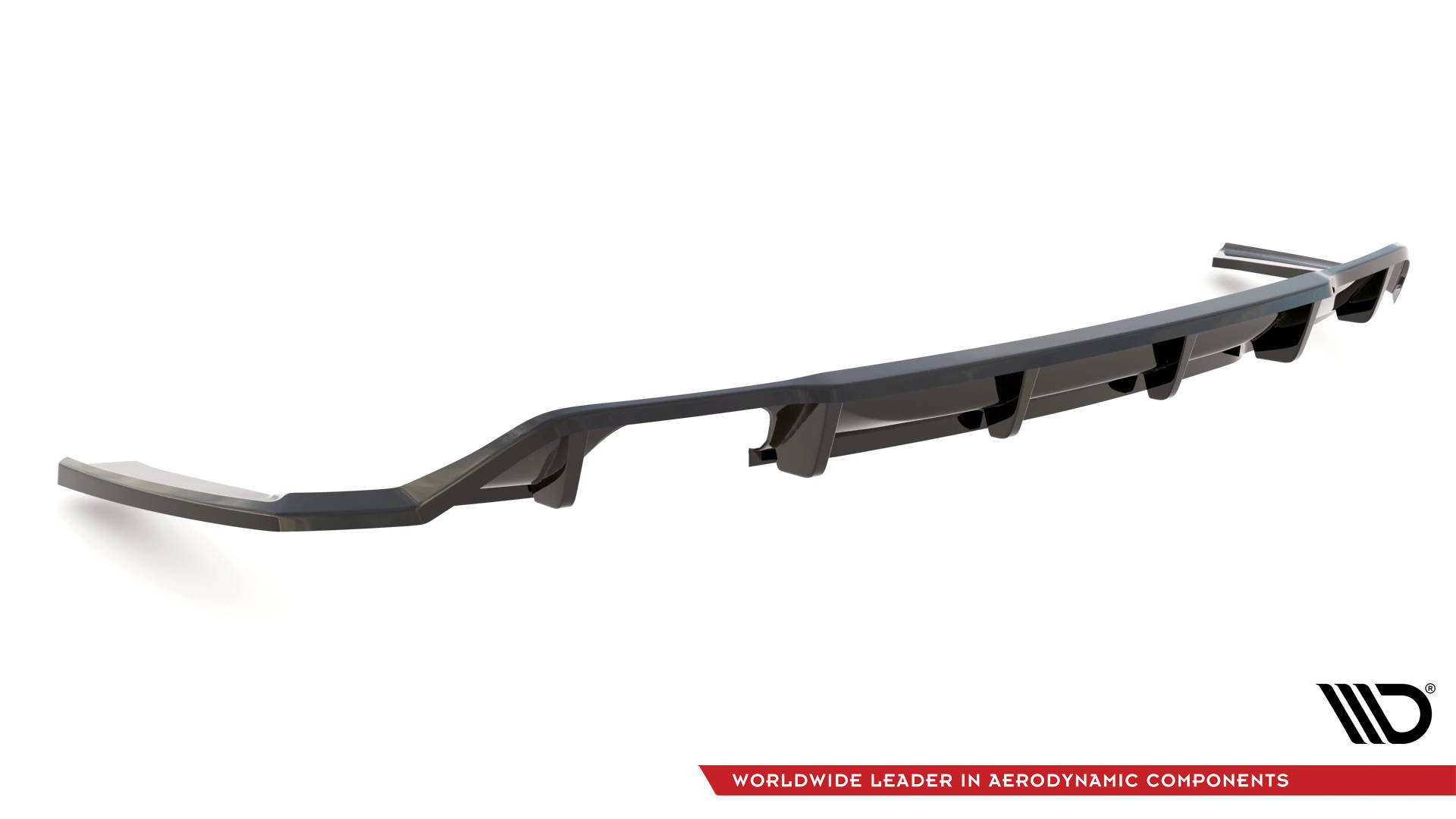 Street+ Mittlerer Diffusor RACE Heck Ansatz passend für BMW 2 M-Paket F22 schwarz Hochglanz