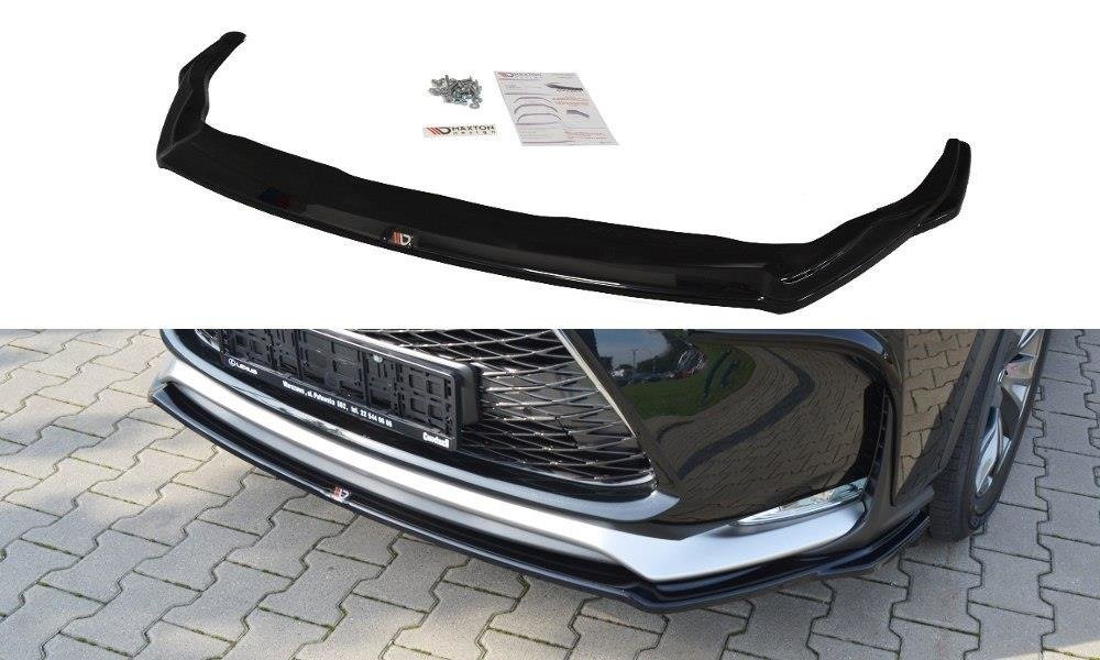 Front Ansatz V.1 für Lexus NX Mk1 F-Sport schwarz Hochglanz