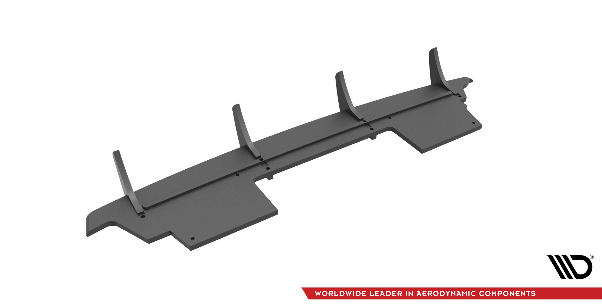 Street Pro Heckschürze Heck Ansatz Diffusor passend für Opel Insignia Mk2 schwarz-rot