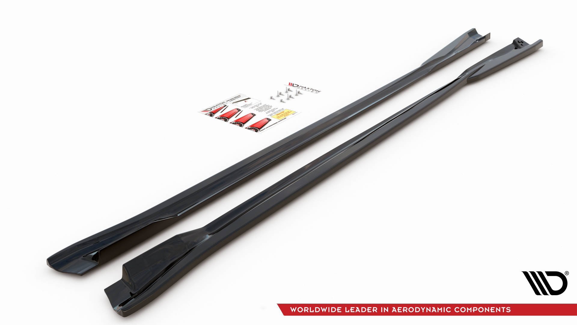 Street+ Seitenschweller Leisten passend für VW Arteon R/ R-Line Limousine / Shooting Brake Mk1 FL schwarz Hochglanz
