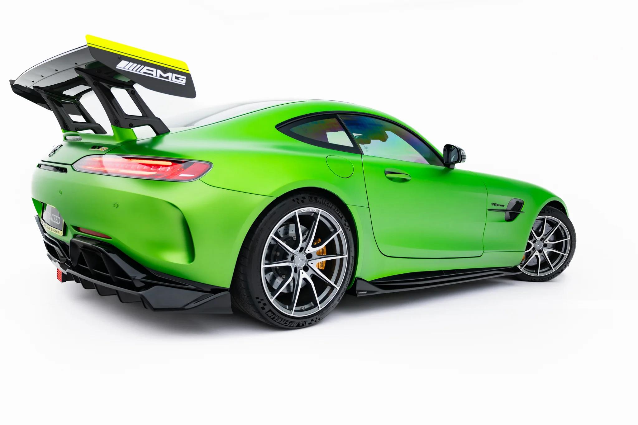 Seitenschweller Ansatz Paar passend für Mercedes-AMG GT R C190 Facelift schwarz Hochglanz
