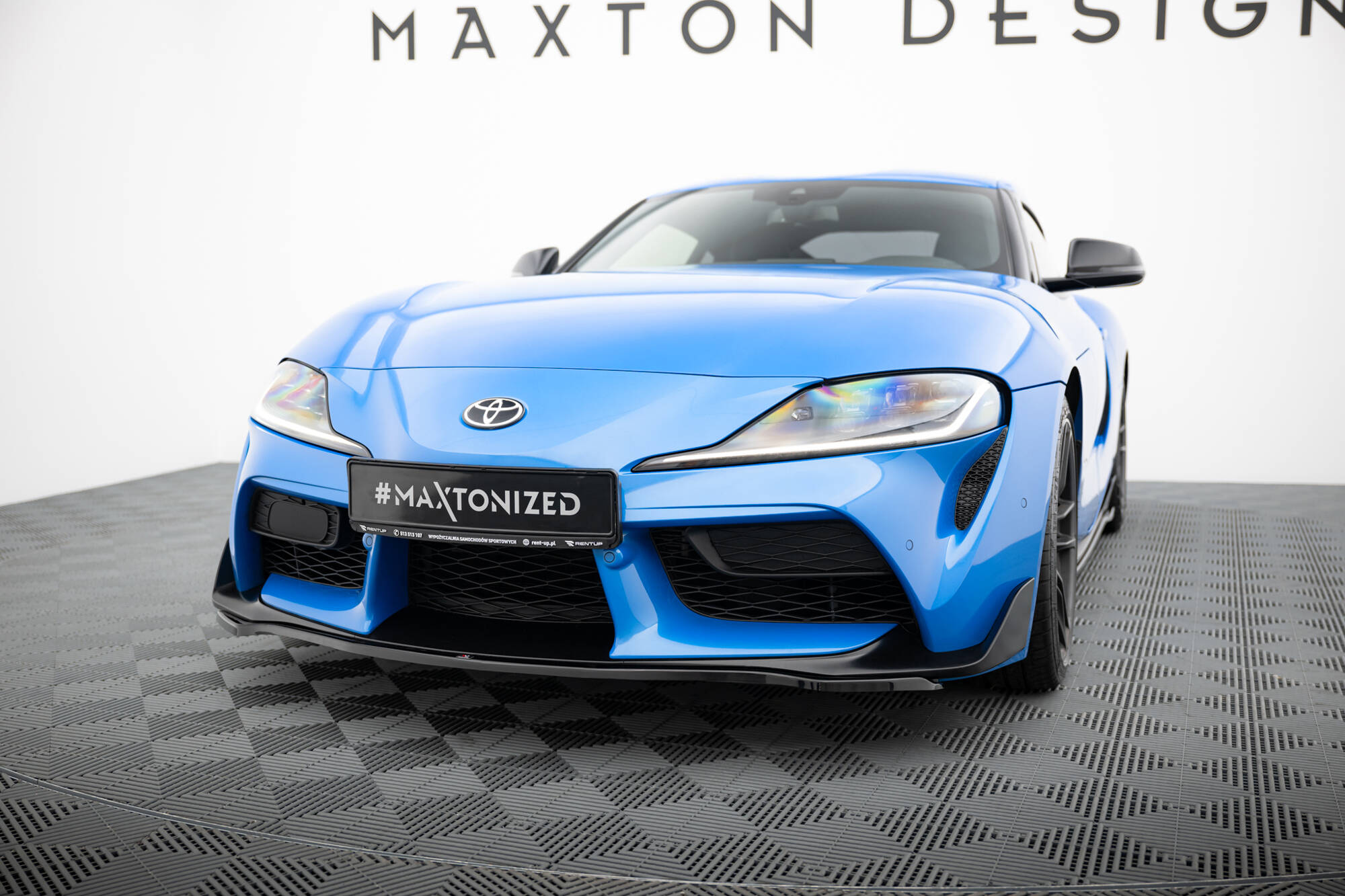 Front Ansatz V.3 für Toyota Supra Mk5 schwarz Hochglanz
