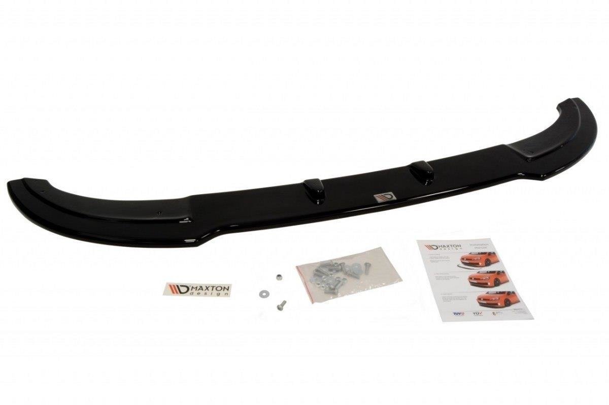 Street+ Spoilerlippe Front Ansatz V.1 passend für Mini Cooper R56 JCW schwarz Hochglanz