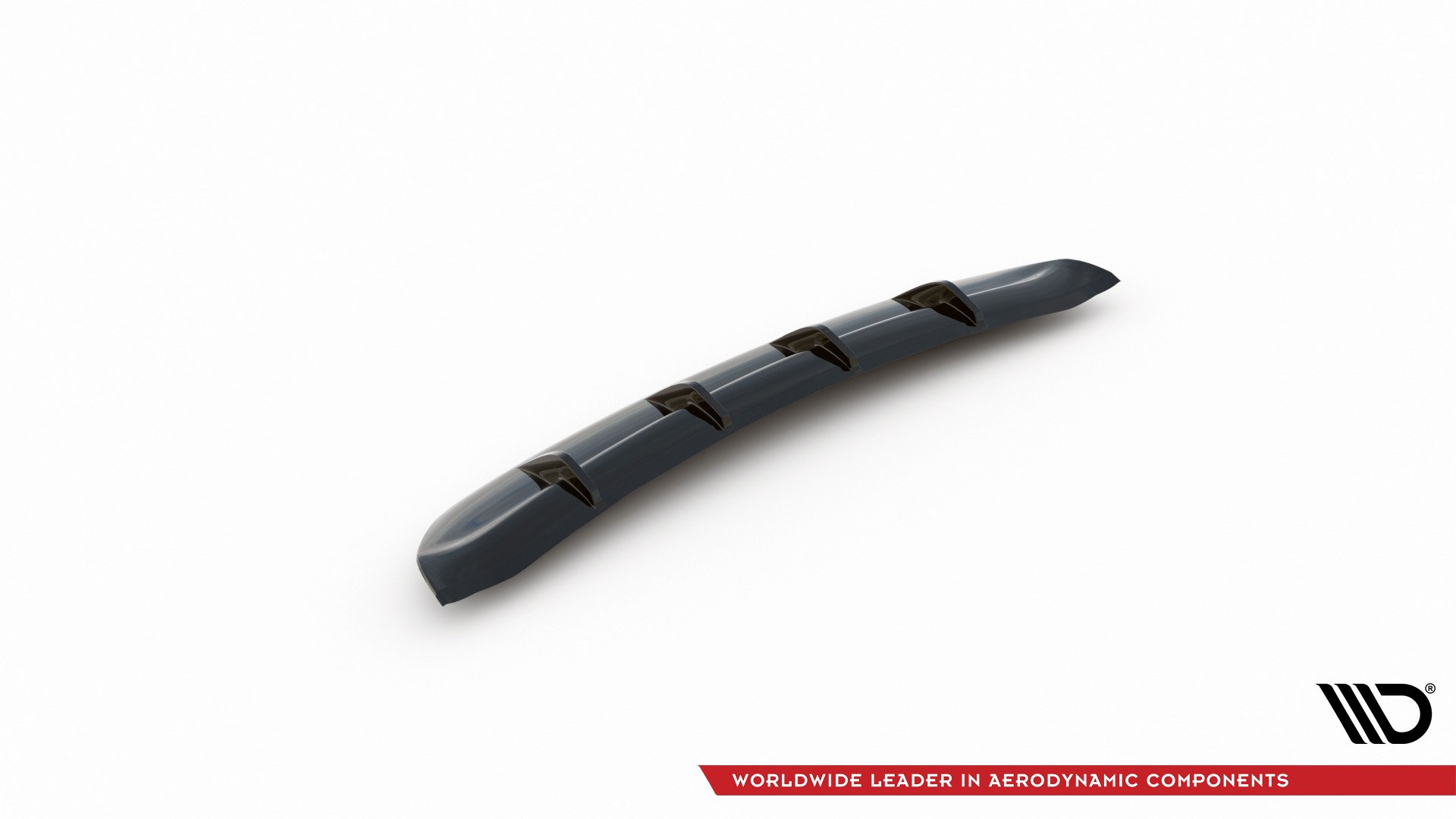 Diffusor Heck Ansatz für Ford Mondeo Vignale Mk5 Facelift schwarz Hochglanz