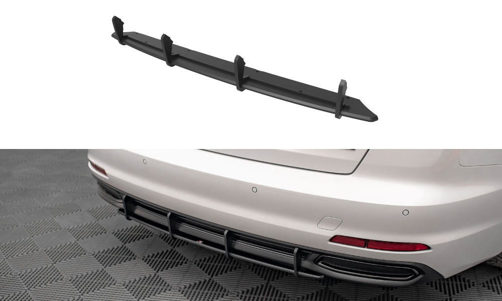 Street Pro Heckschürze Heck Ansatz Diffusor passend für Audi A6 C8