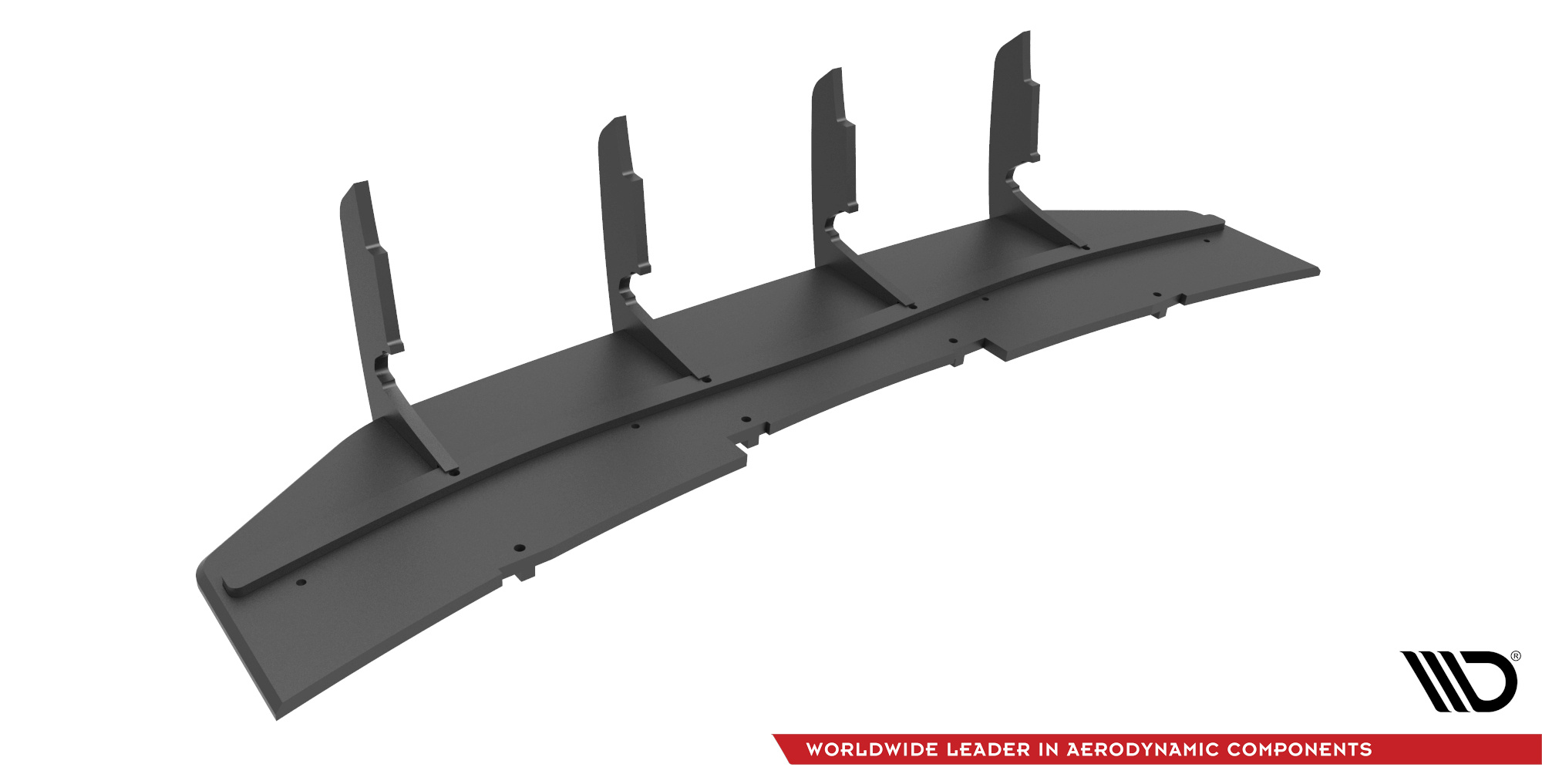 Street Pro Heckschürze Heck Ansatz Diffusor passend für Audi RS5 F5 FL schwarz-rot
