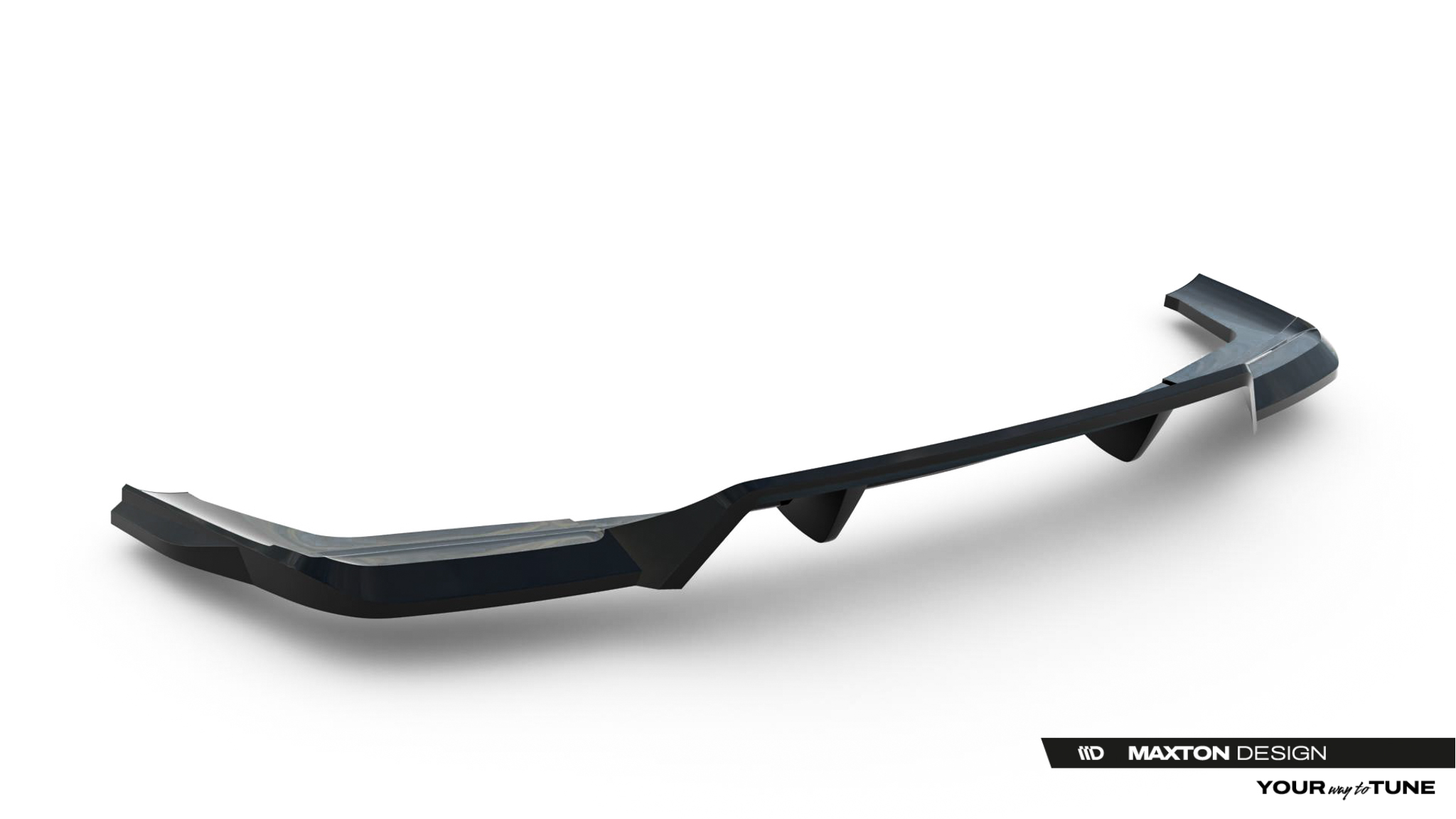 Street+ Mittlerer Diffusor RACE passend für Jaecoo 7 Mk1 schwarz Hochglanz