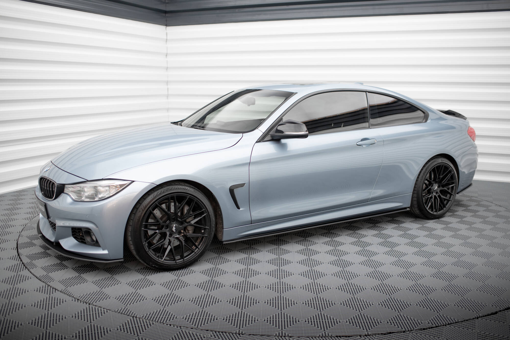 Street Pro Seitenschweller Leisten passend für BMW 4er Coupe / Gran Coupe / Cabrio M-Paket F32 / F36 / F33