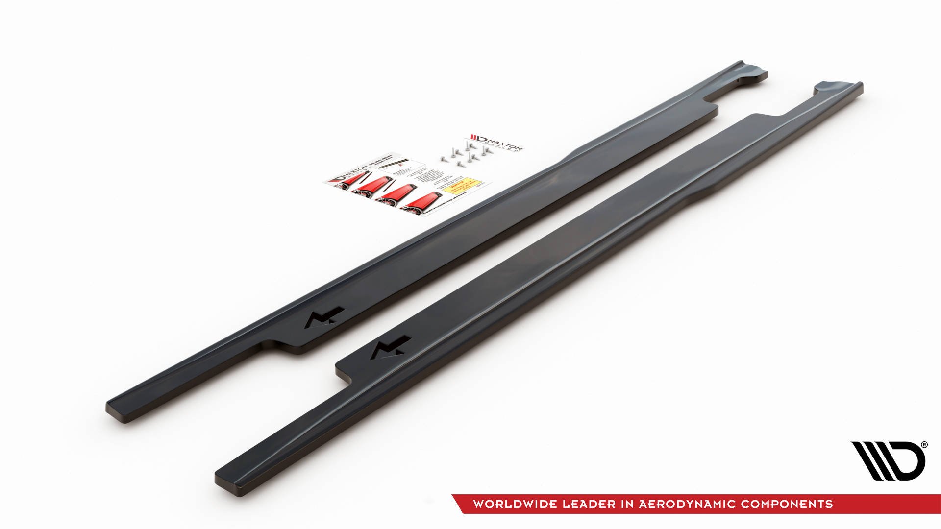 Street+ Seitenschweller Leisten V.2 passend für Honda Accord Mk7 Type-S schwarz Hochglanz