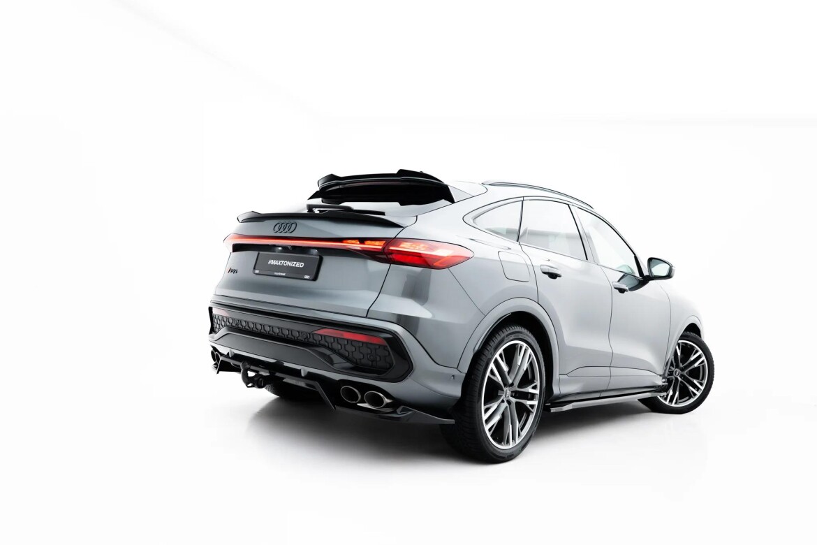 Diffusor RACE passend für Audi SQ5 Sportback / SUV Mk3 schwarz Hochglanz