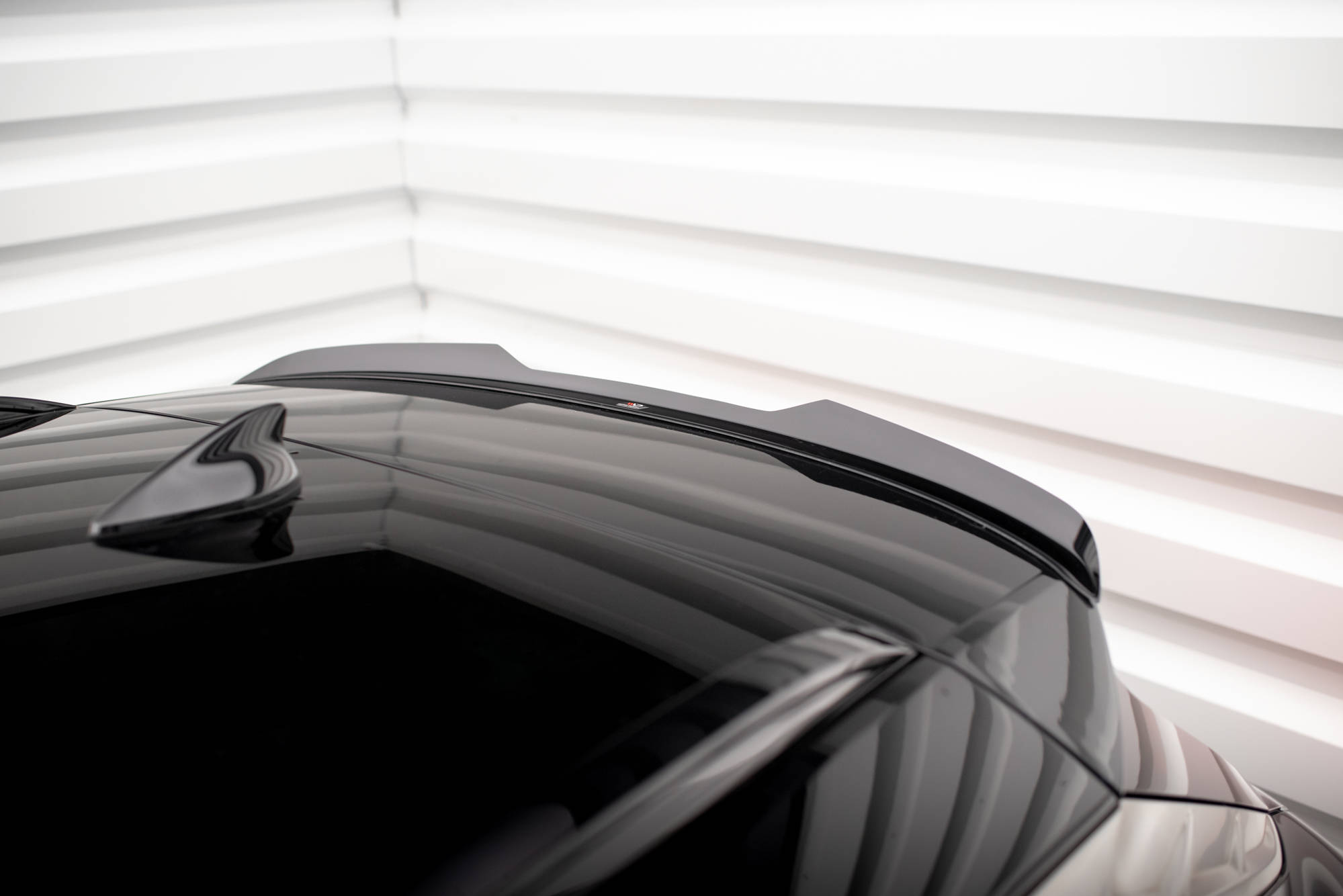 Heck Spoiler Aufsatz Abrisskante passend für Hyundai Tucson Mk4 FL schwarz Hochglanz