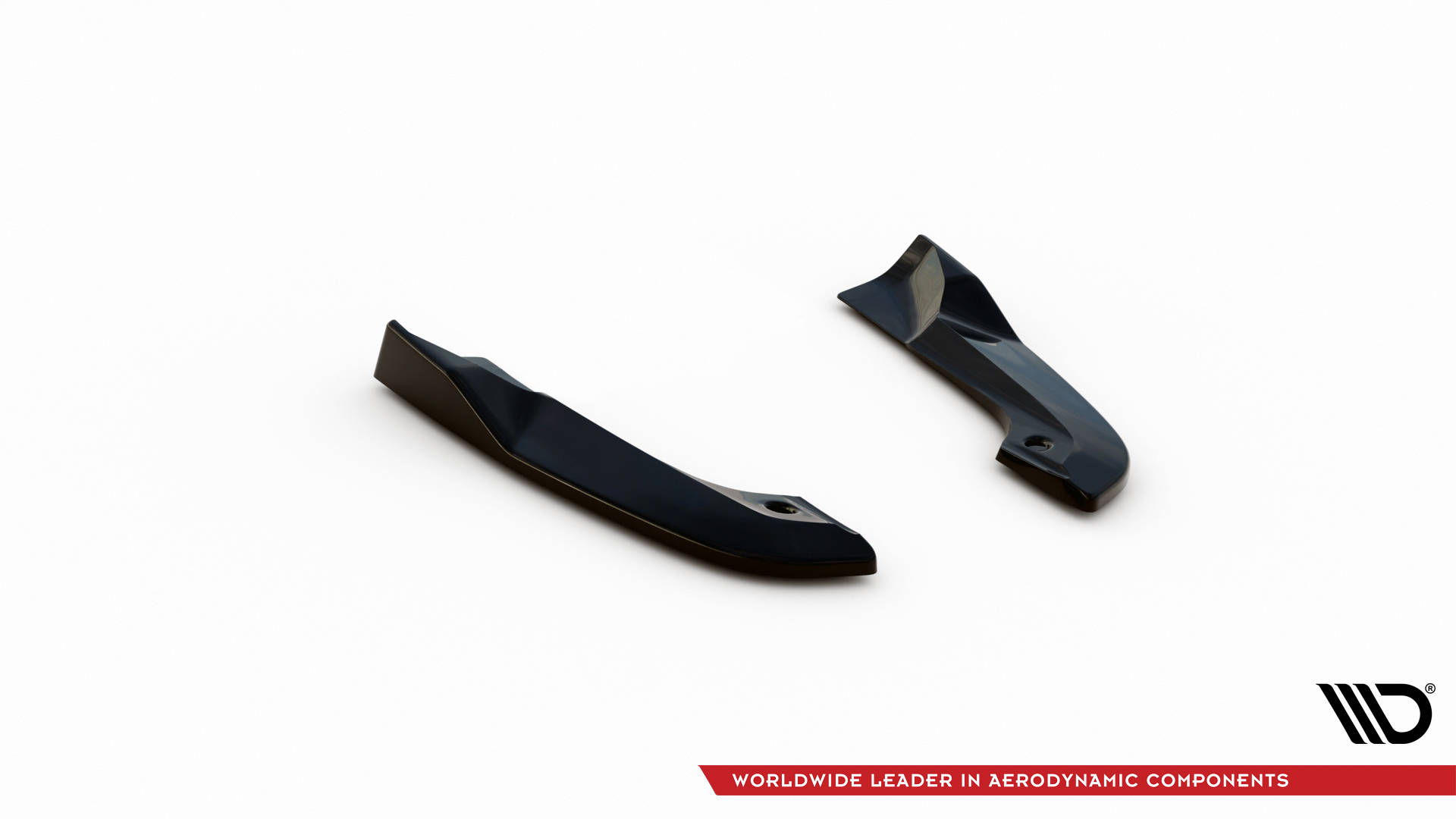 Street+ Heck Ansatz Flaps passend für Dodge Challenger SRT Hellcat Widebody Mk3 schwarz Hochglanz