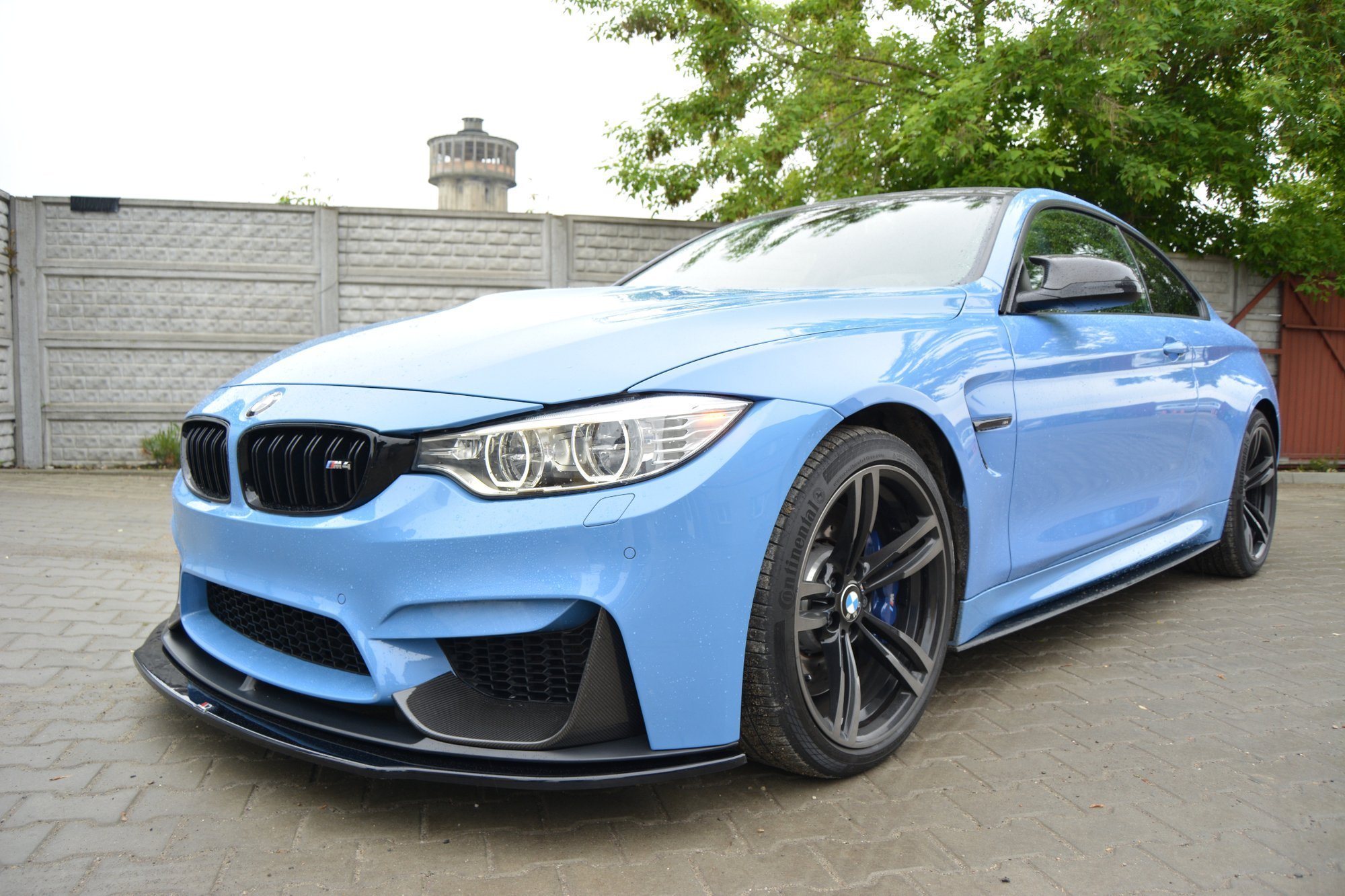Frontlippe passend für BMW M4 F82 M-performance schwarz Hochglanz
