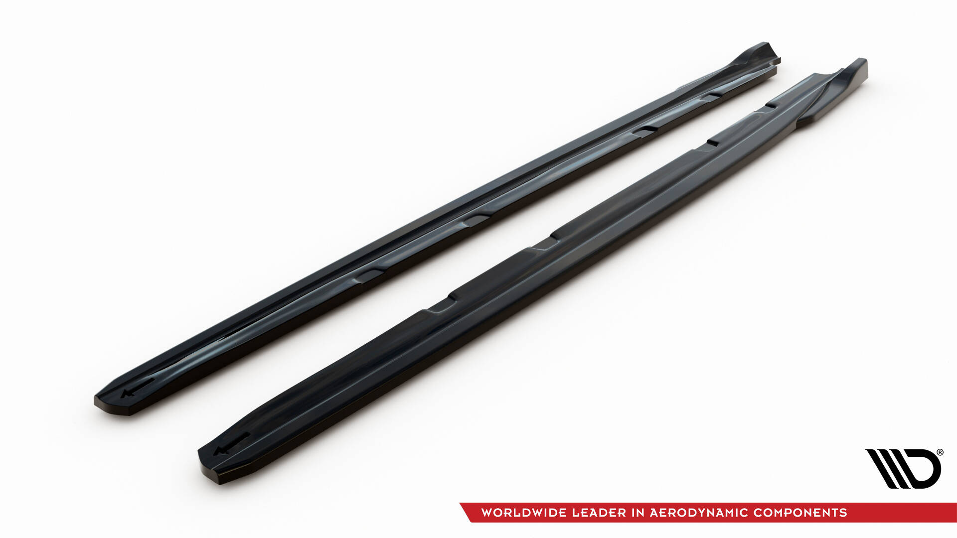 Seitenschweller Ansatz für V.4 Seat Leon Cupra / FR Mk3 FL schwarz Hochglanz