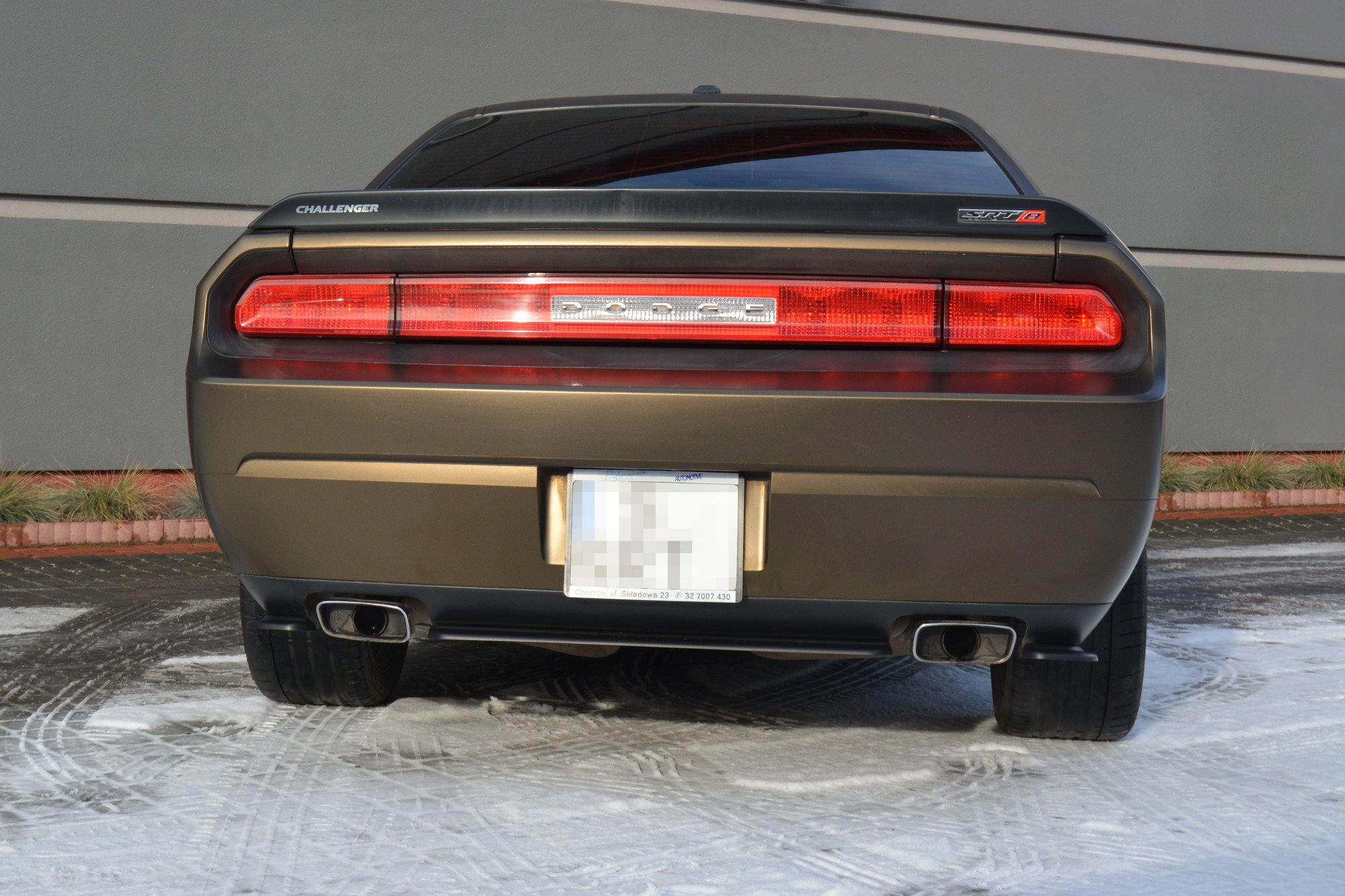 Heckansatz DODGE CHALLENGER MK3. PHASE-I SRT8 COUPE schwarz Hochglanz