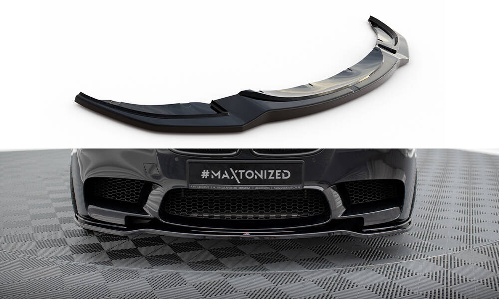 Front Ansatz für BMW M5 F10/ F11 schwarz Hochglanz