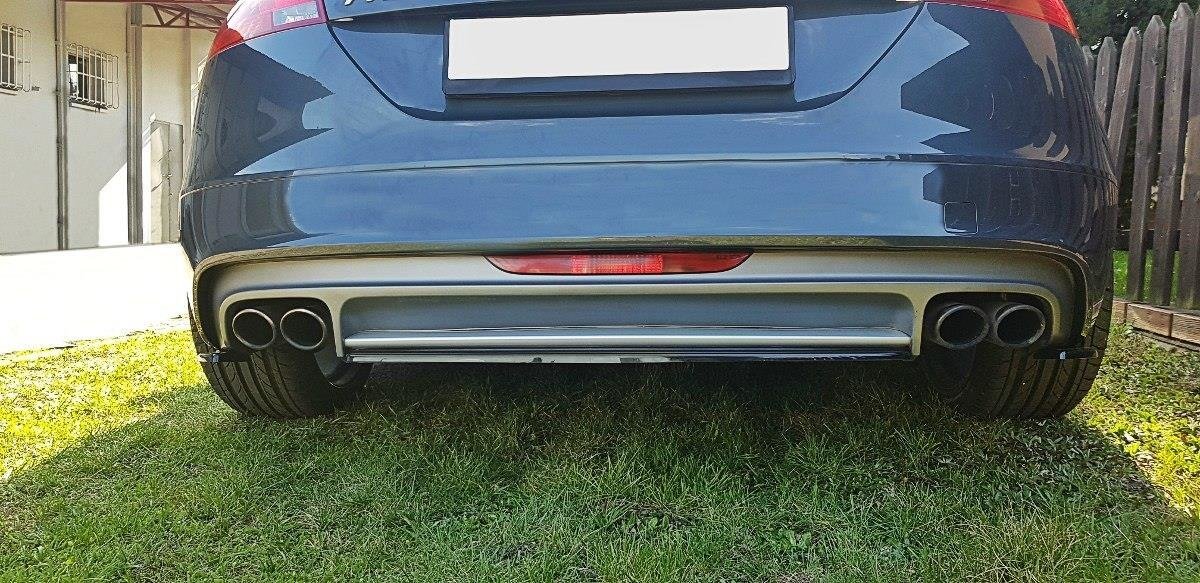 Heckansatz Audi TT S Mk2 8J schwarz Hochglanz