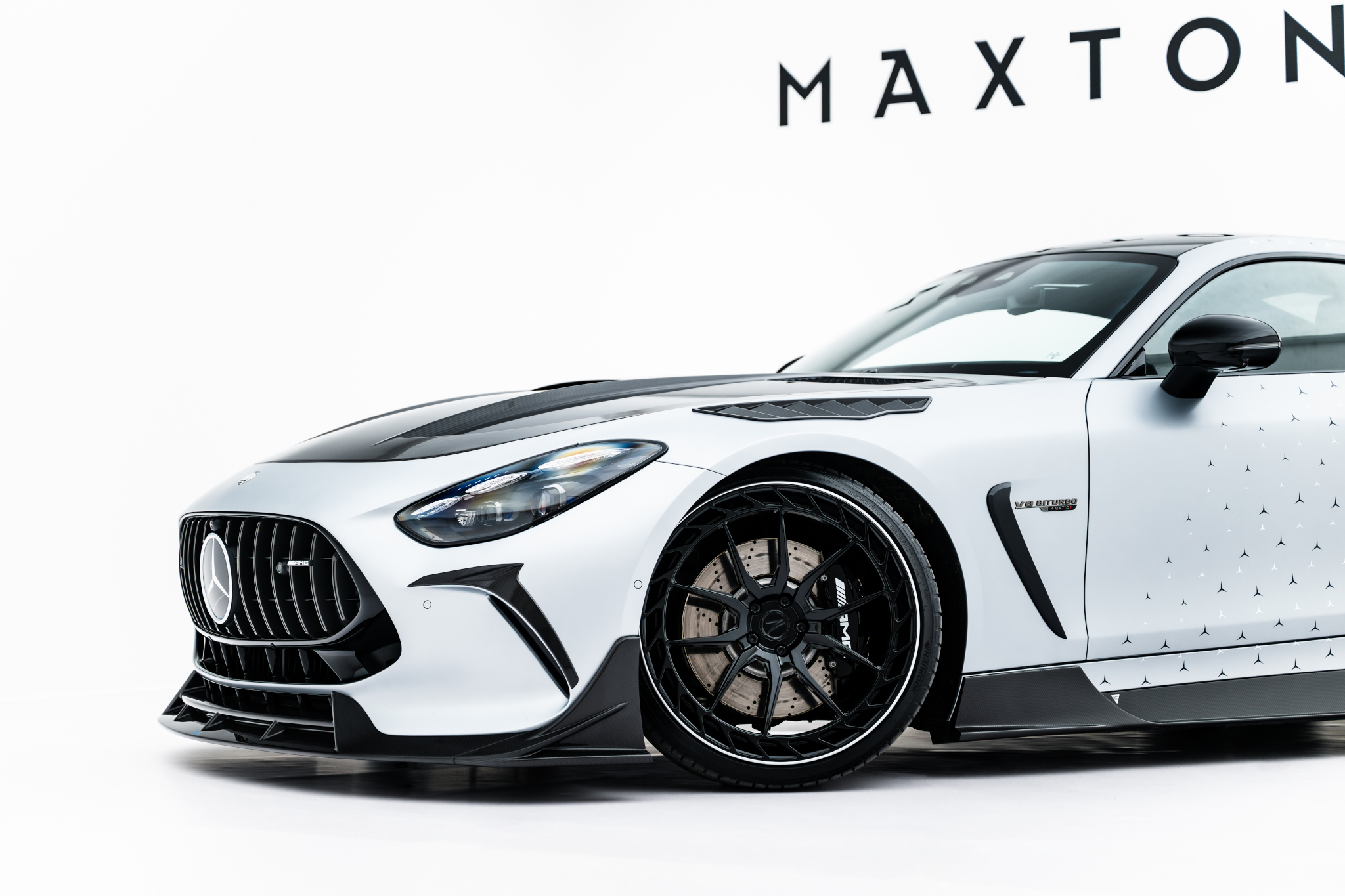 Carbon Fiber Front Stoßstange Canards passend für Mercedes-AMG GT 63 / 55 / 63 S E Performance C192