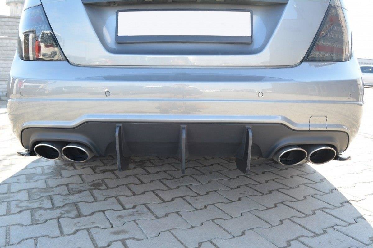 Street Pro Heck Ansatz Diffusor Heckschürze V.2 passend für Mercedes C W204 AMG-Line FL