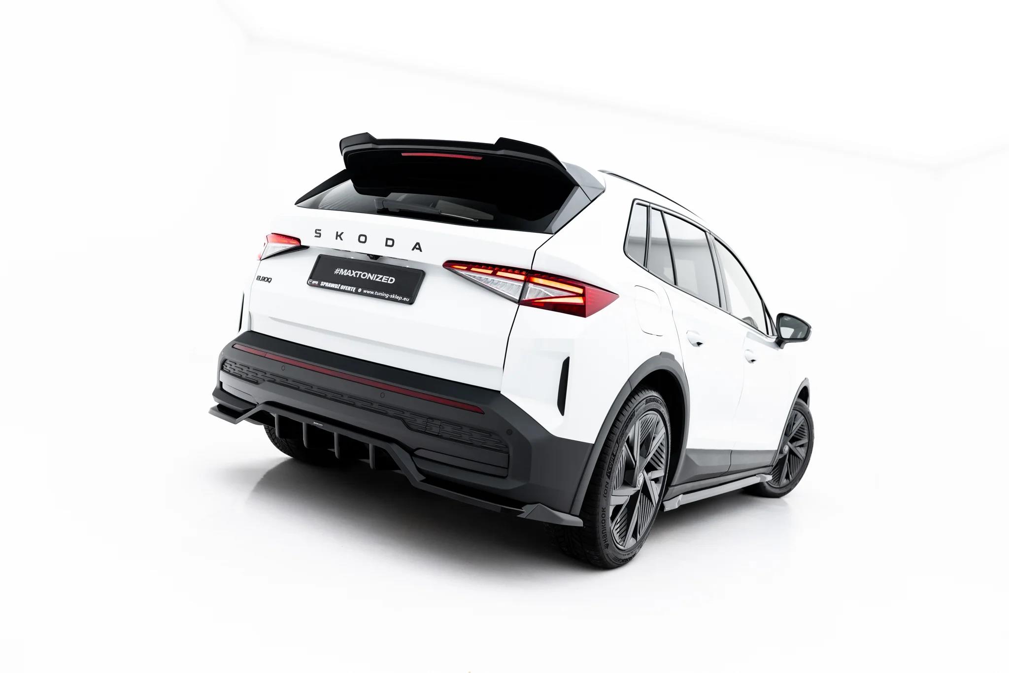 Street+ Mittlerer Diffusor RACE passend für Skoda Elroq RS Mk1 schwarz Hochglanz