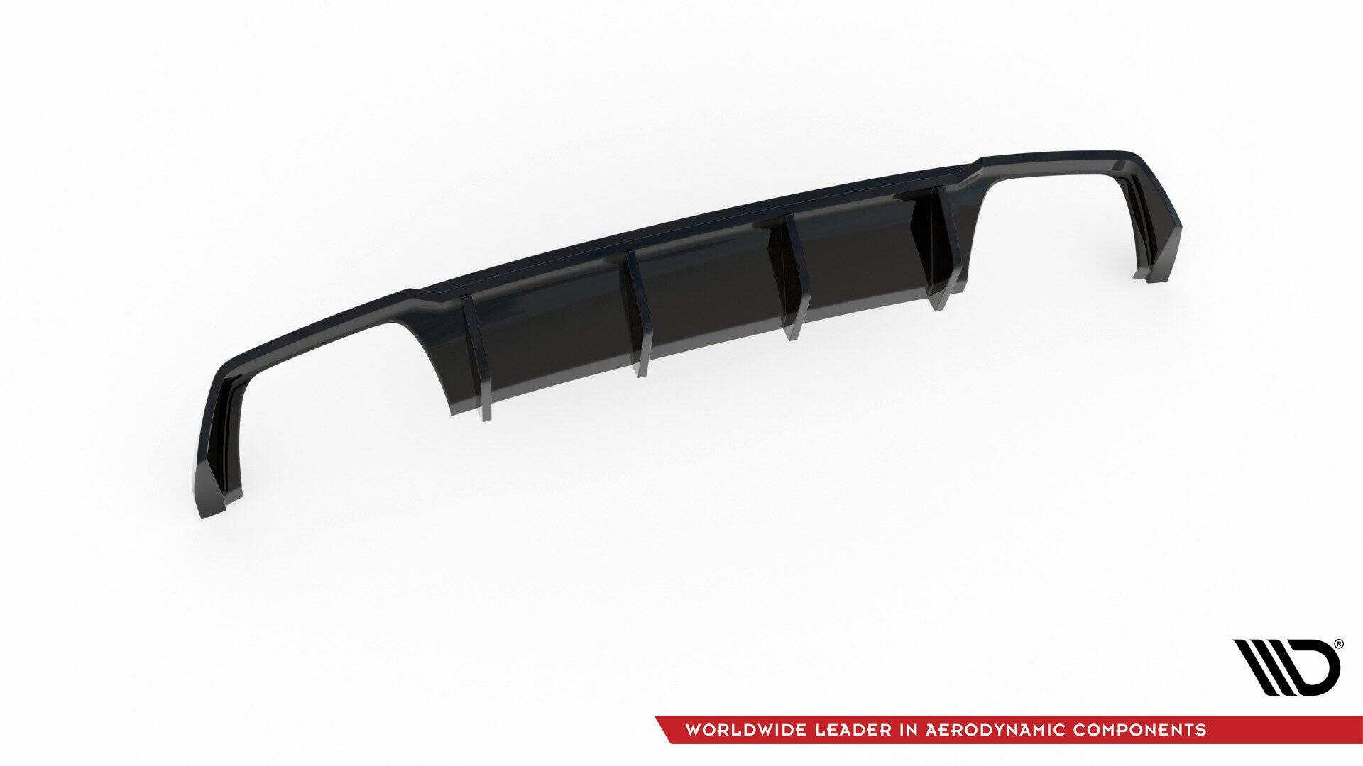 Diffusor Heck Ansatz V.3 für Seat Leon Cupra ST Mk3 FL