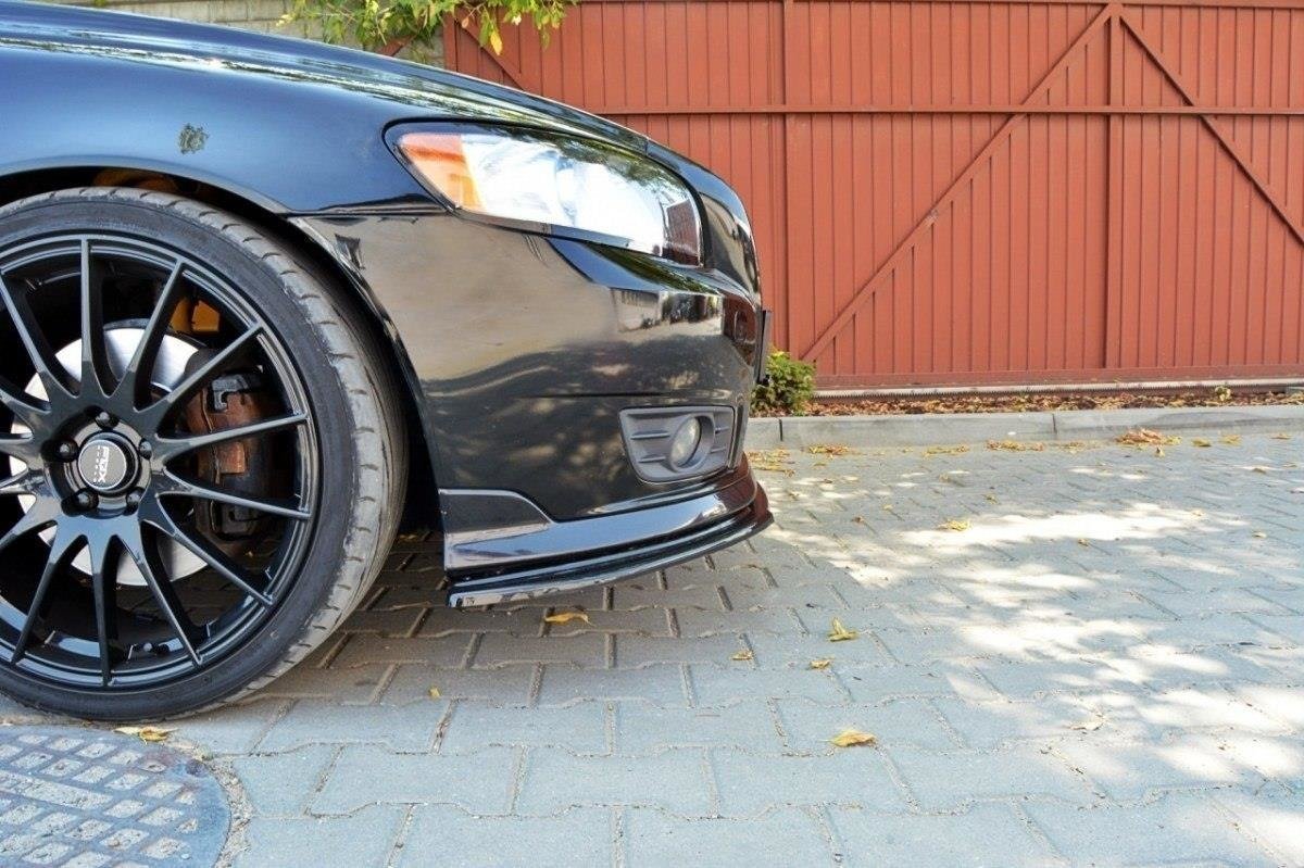 Street+ Spoilerlippe Front Ansatz V.1 passend für Volvo V50F R-DESIGN schwarz Hochglanz