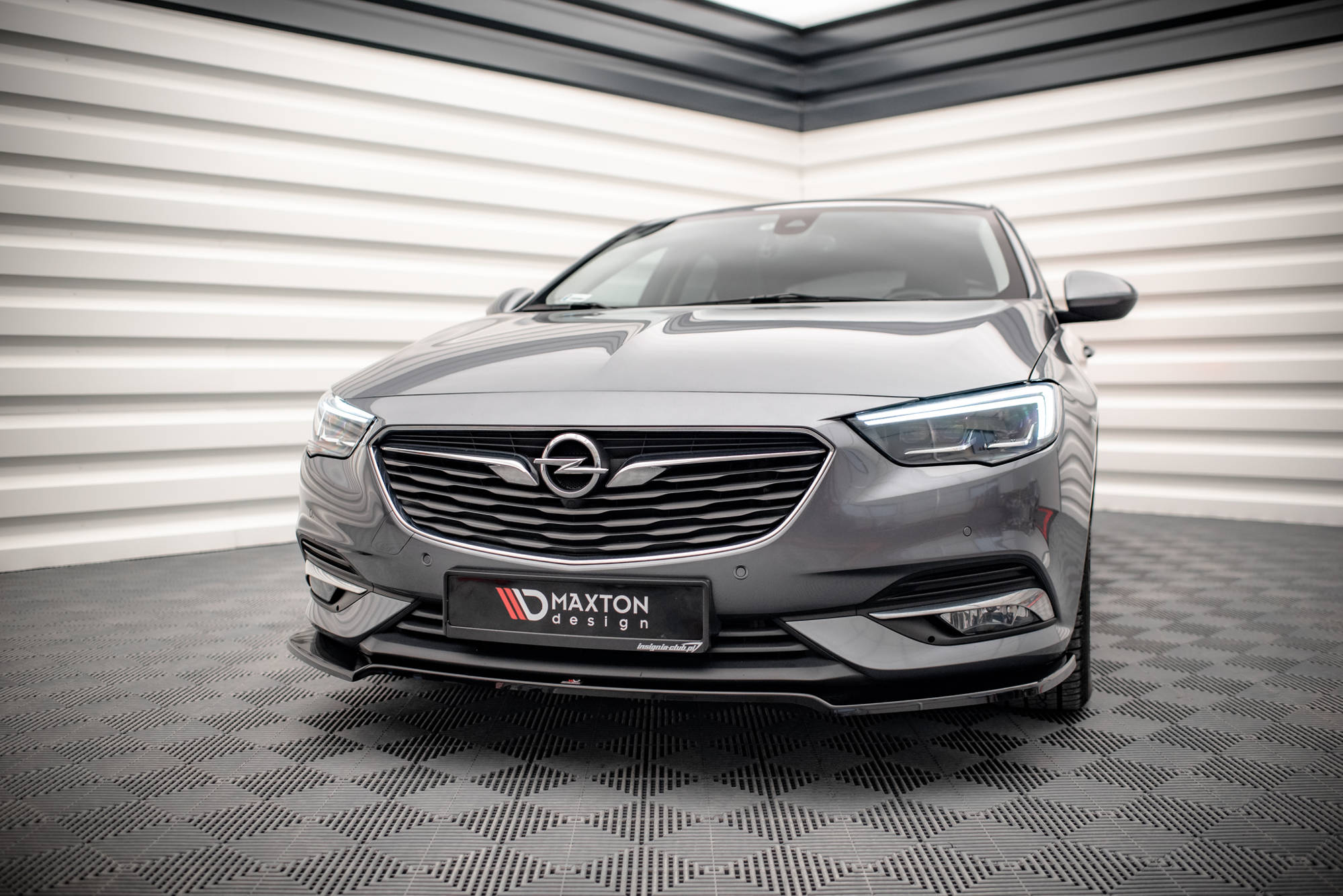 Street+ Spoilerlippe Front Ansatz V.3 passend für Opel Insignia Mk2 schwarz Hochglanz