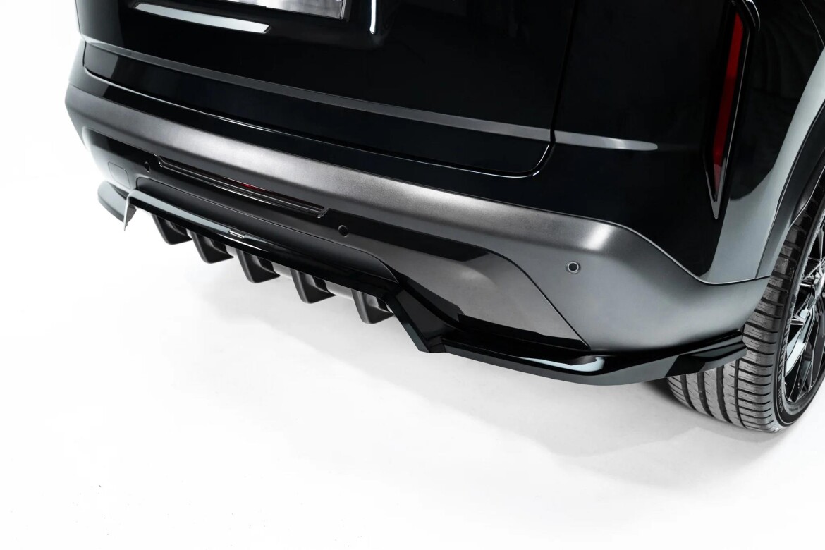 Diffusor RACE passend für Jaecoo 7 Hybrid Mk1 schwarz Hochglanz