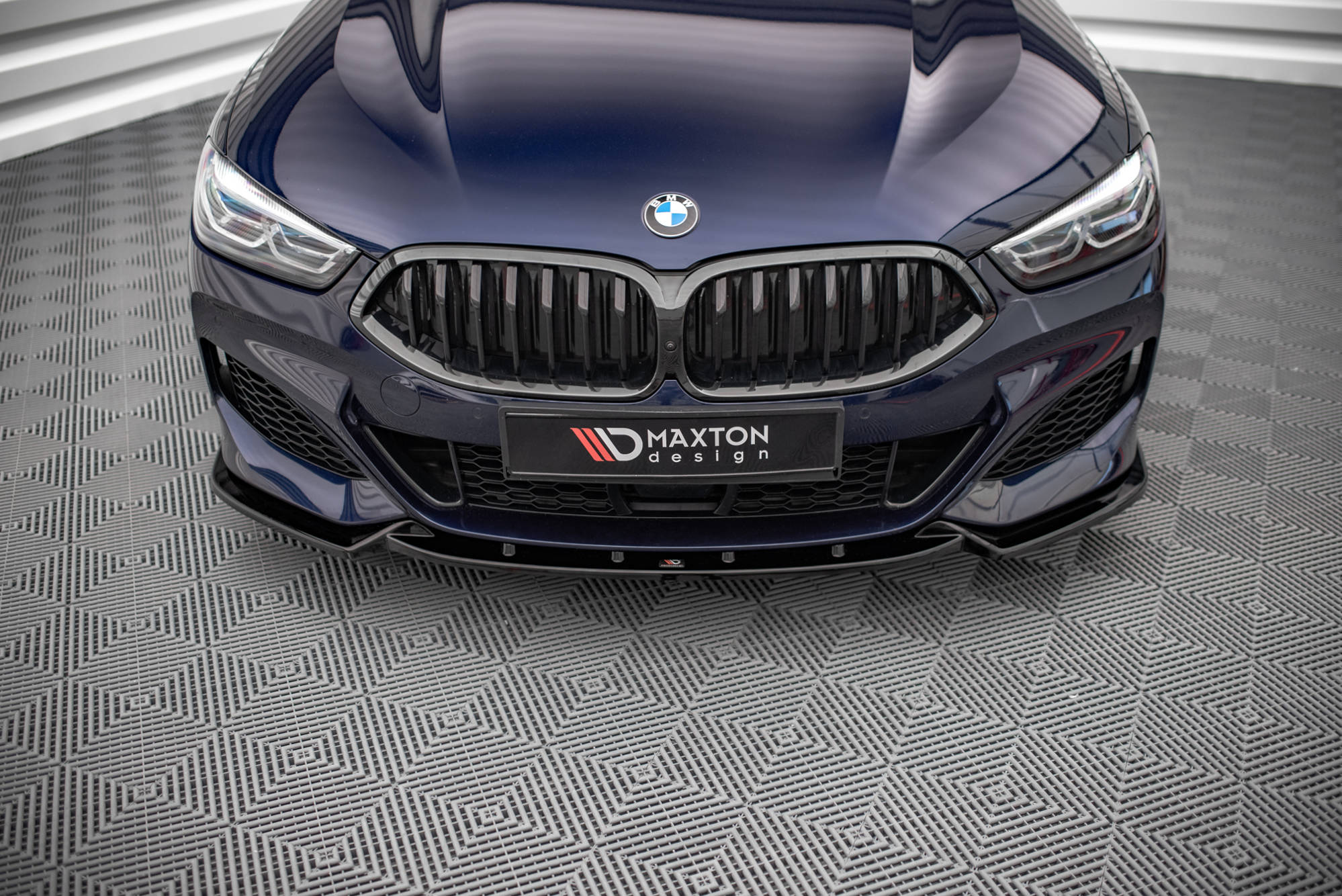 Street+ Spoilerlippe Front Ansatz V.3 passend für BMW 8 Coupe G15 / 8 Gran Coupe M Paket G16 schwarz Hochglanz