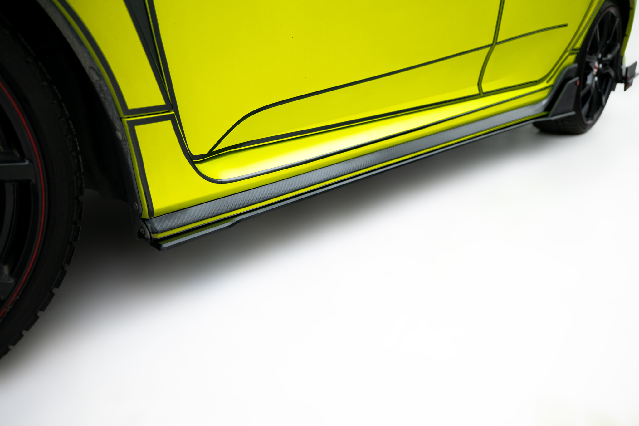 Street Pro Seitenschweller Ansatz für Honda Civic Type-R Mk10 / Mk10 Facelift