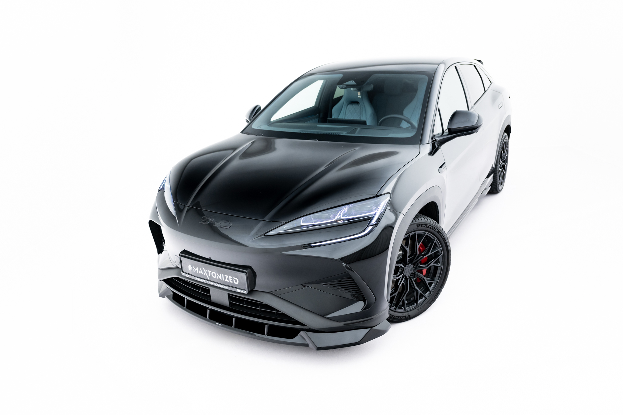 Frontlippe passend für BYD Sealion 7 Mk1 schwarz Hochglanz