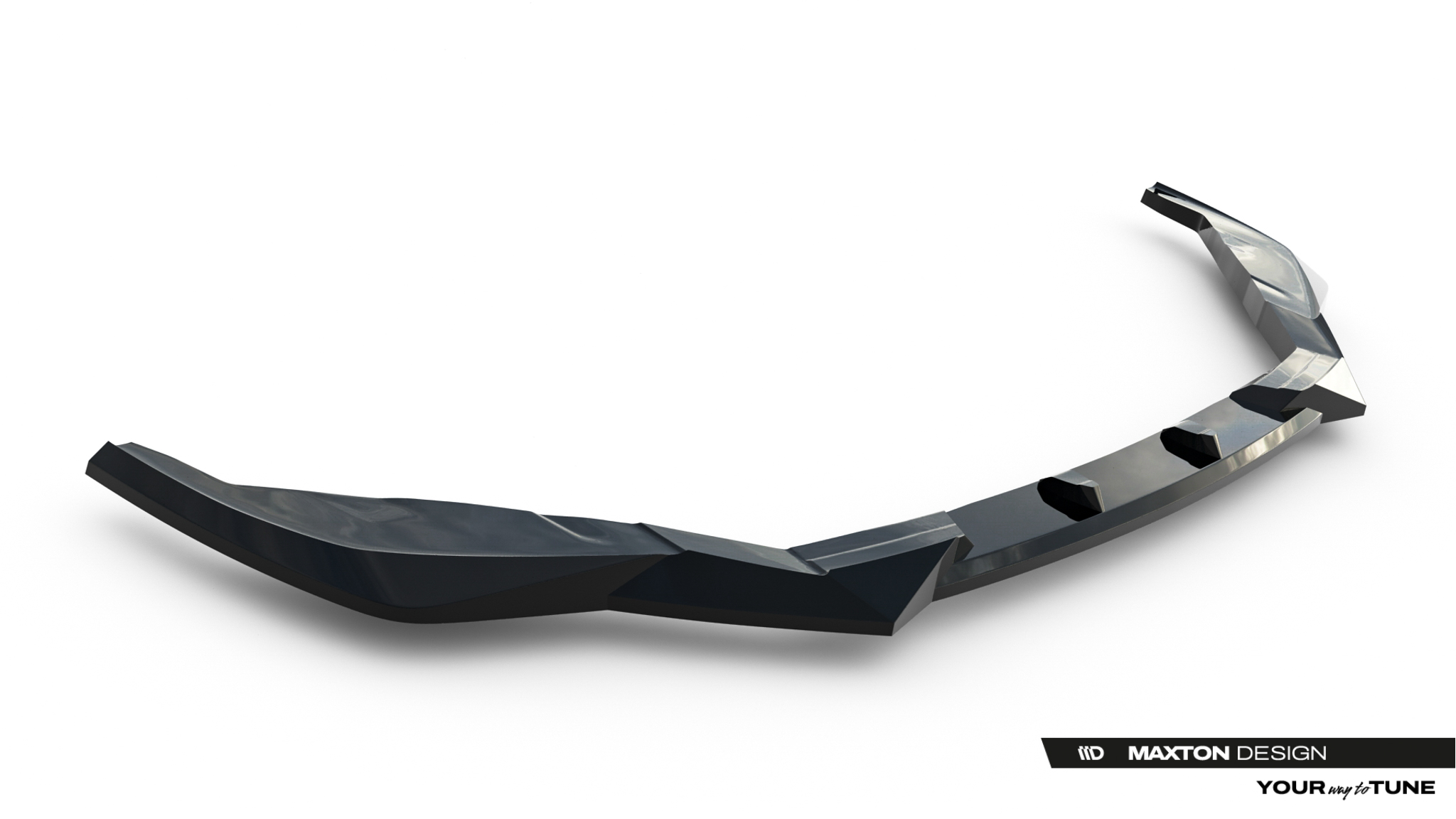 Frontlippe V.2 passend für Lexus IS 500 Mk3 Facelift 2 XE30 schwarz Hochglanz