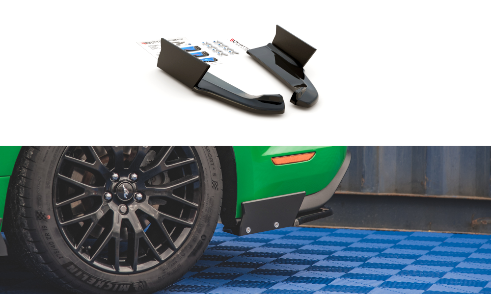 Street+ Heck Ansatz Flaps V.1 passend für Ford Mustang GT Mk6 FL
