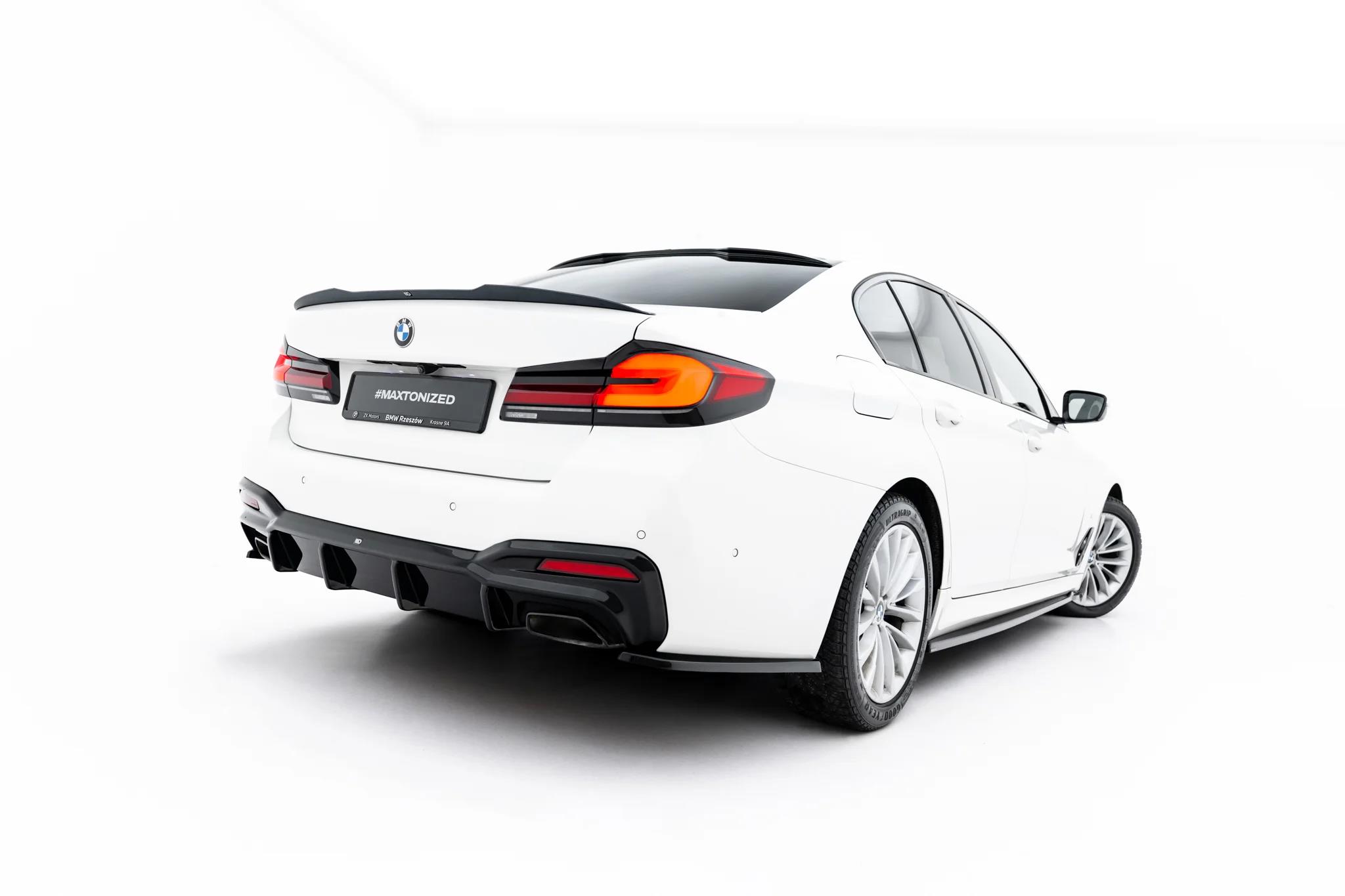 Diffusor Heck Ansatz passend für BMW 5er M-Paket Limousine / Touring G30 / G31 / G30 Facelift / G31 Facelift