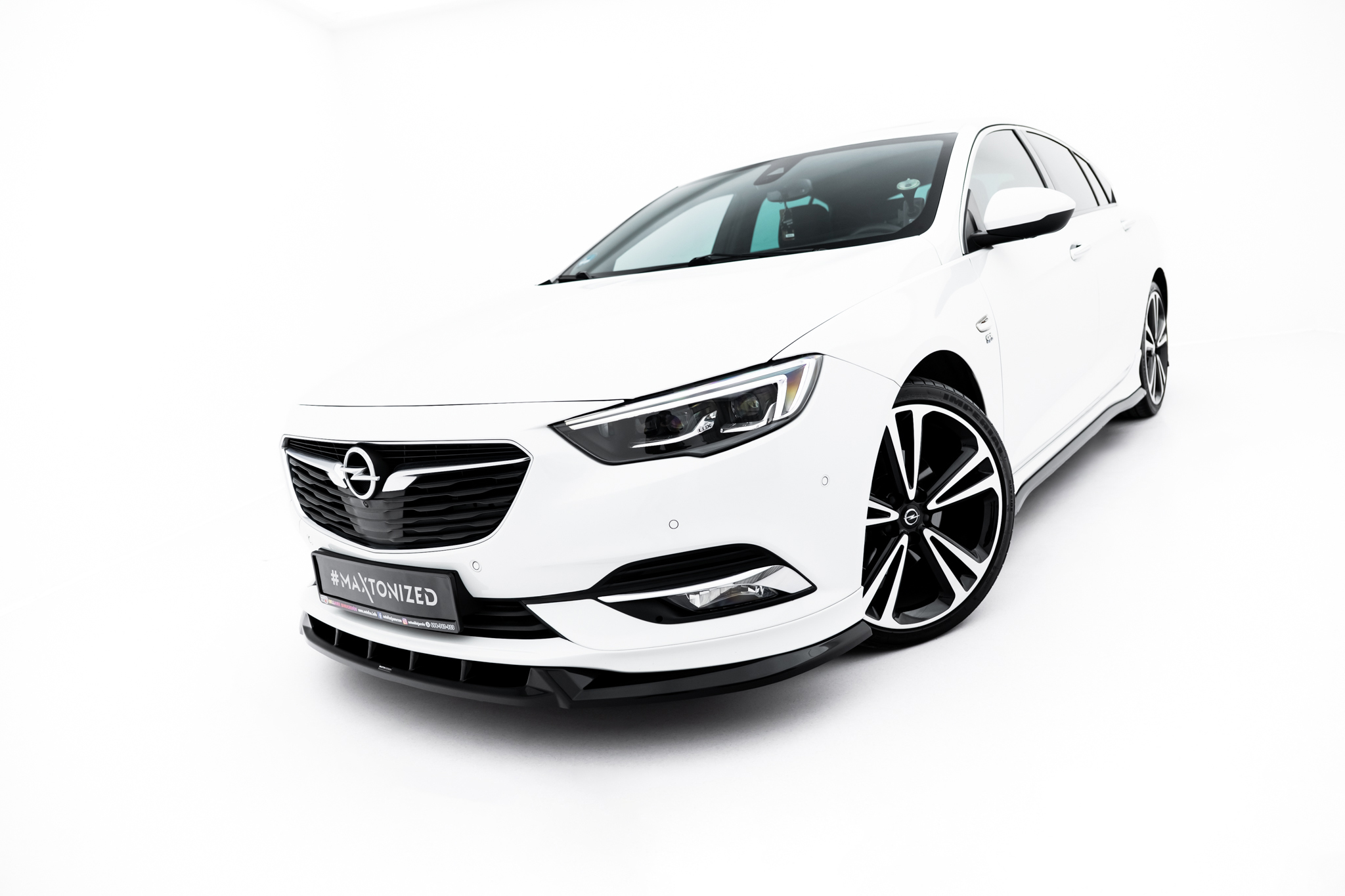 Street+ Spoilerlippe Front Ansatz passend für Opel Insignia OPC-Line Mk2 schwarz Hochglanz