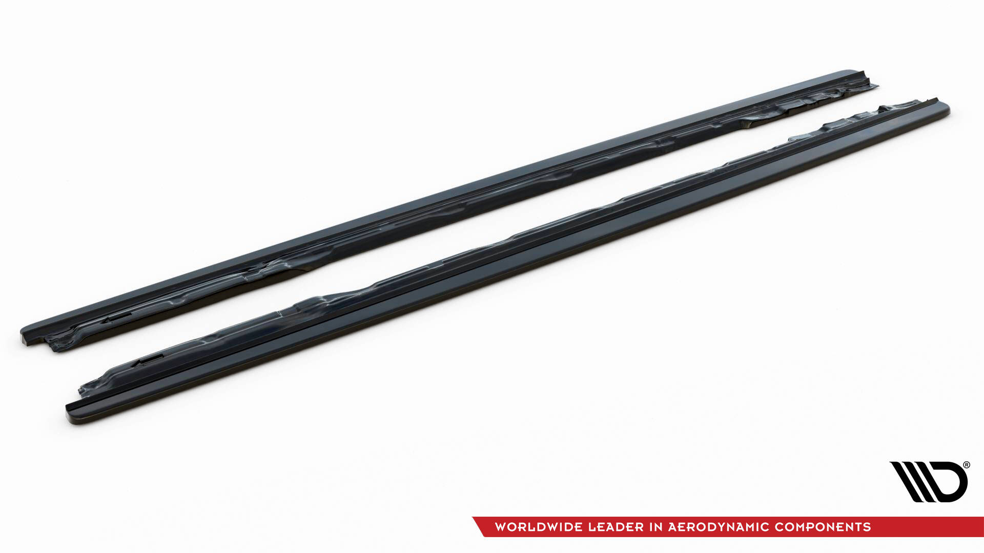 Seitenschweller Ansatz für Audi S4 / A4 S-Line / A4 Competiton B9 schwarz Hochglanz
