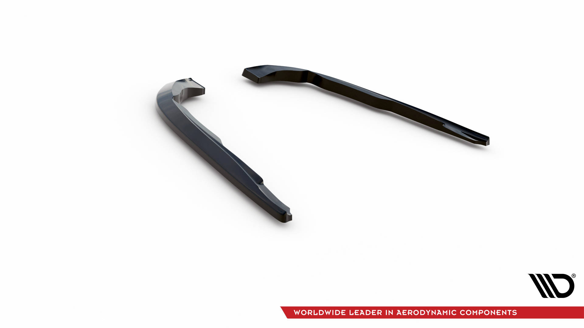 Diffusor Flaps V.1 passend für Infiniti Q50 S Mk1 schwarz Hochglanz