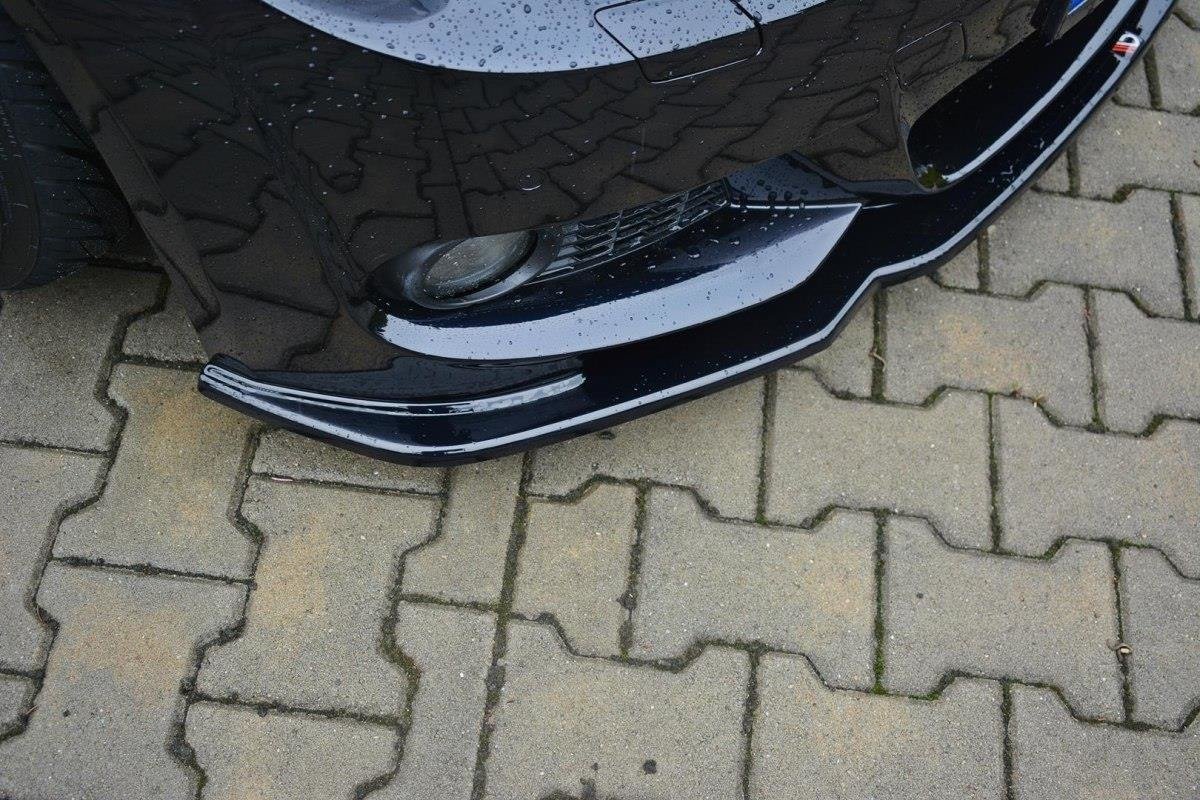 Front Ansatz V.2 für BMW 3er E92 M Paket FACELIFT schwarz Hochglanz