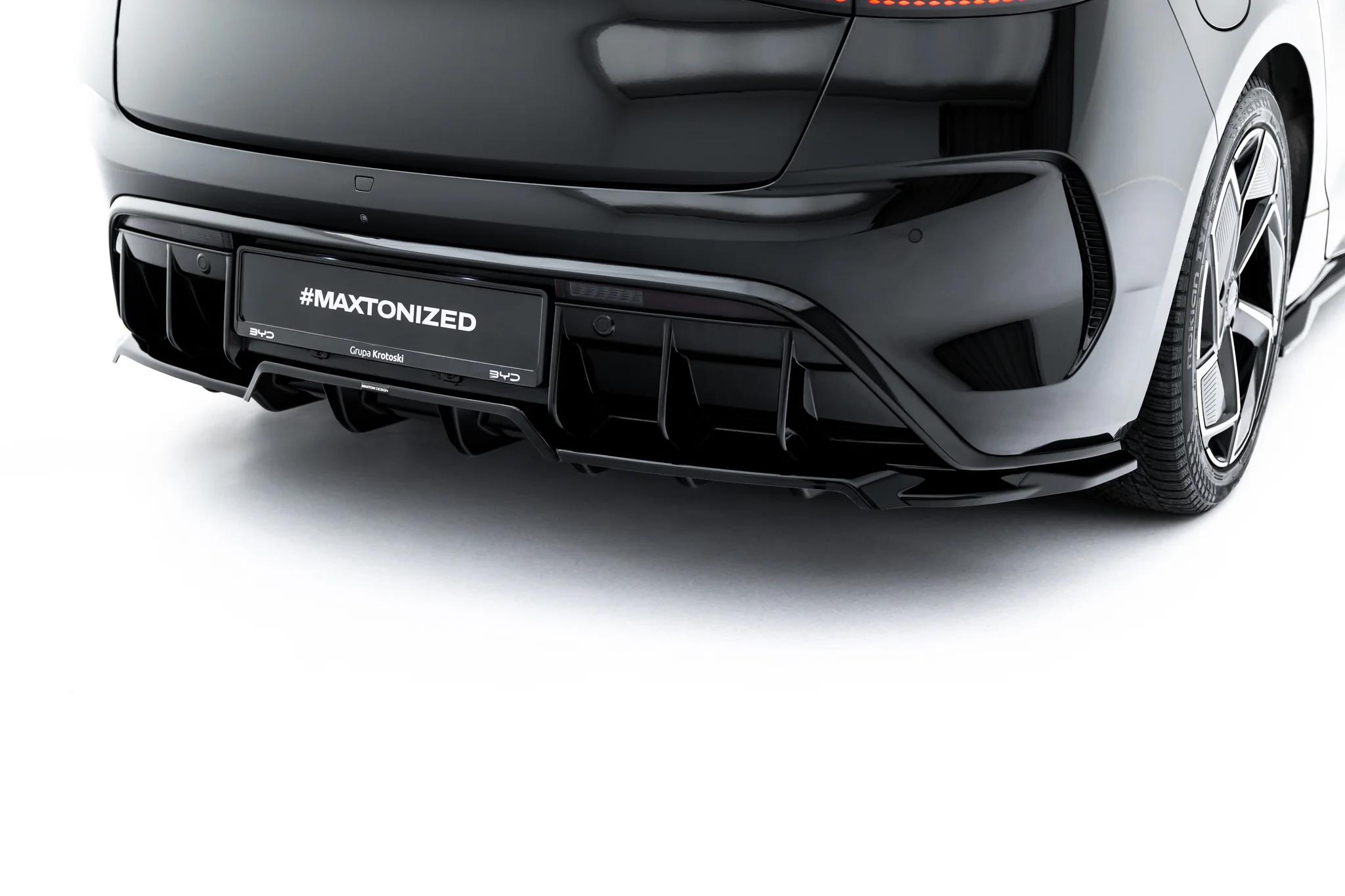 Diffusor Heckansatz passend für BYD Seal Mk1 schwarz Hochglanz