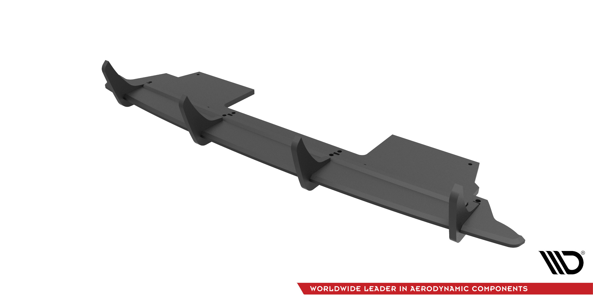 Street Pro Heckschürze Heck Ansatz Diffusor passend für Opel Insignia Mk2 schwarz-rot