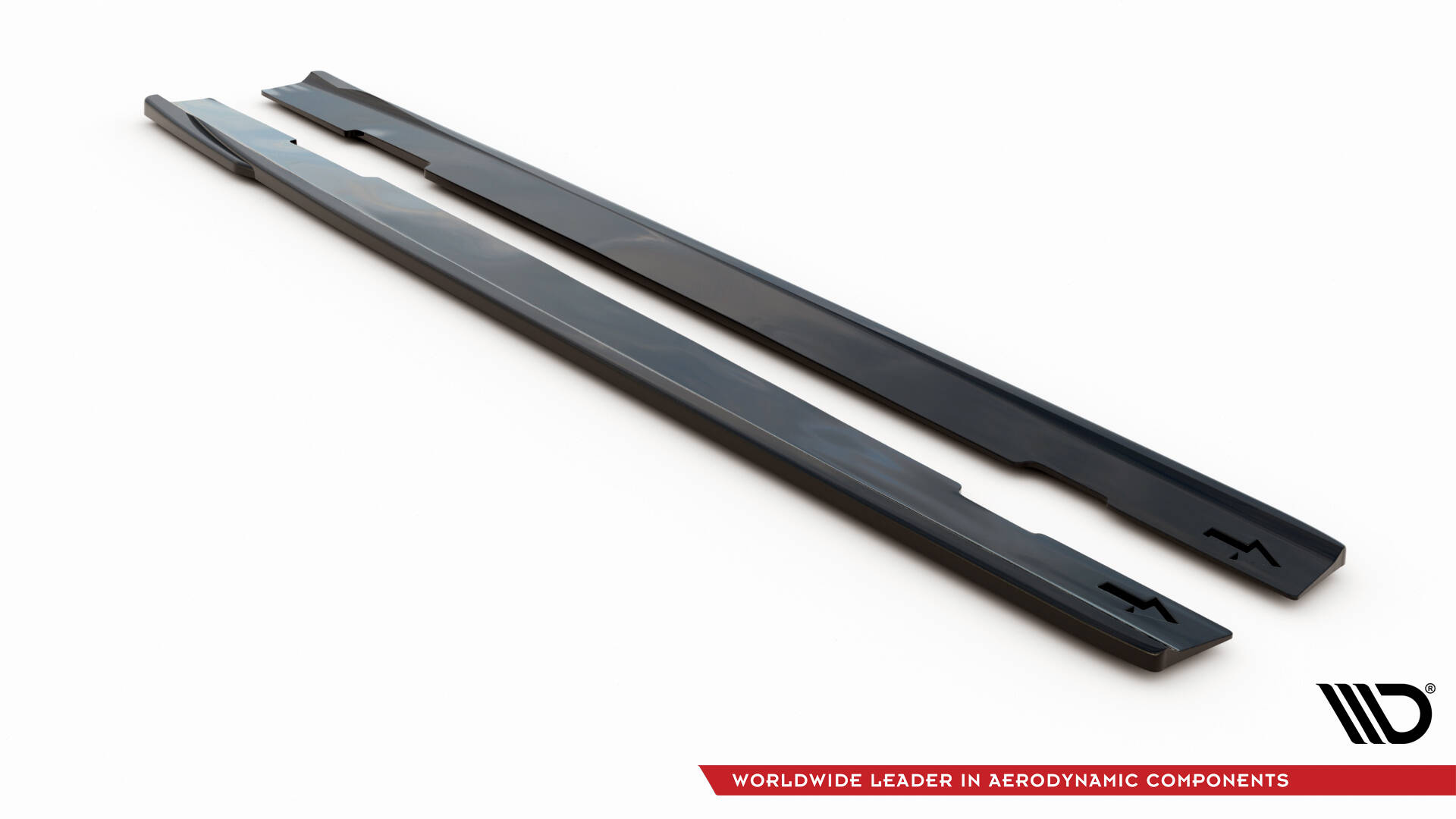Seitenschweller Ansatz für Mercedes-Benz CLA AMG-Line C118 schwarz Hochglanz