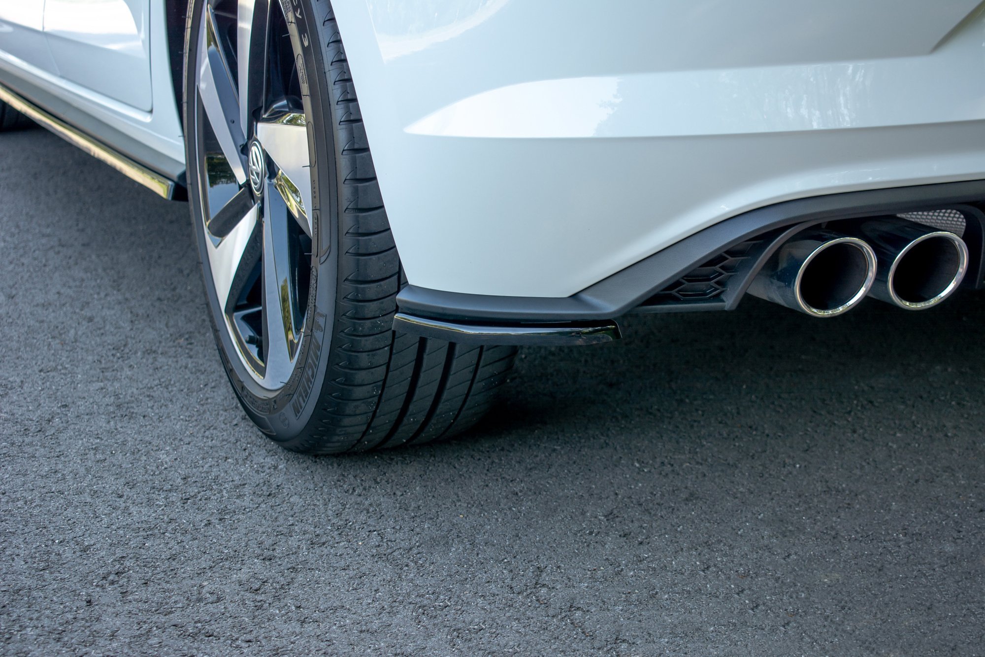 Heck Ansatz Flaps Diffusor für Volkswagen Polo GTI Mk6